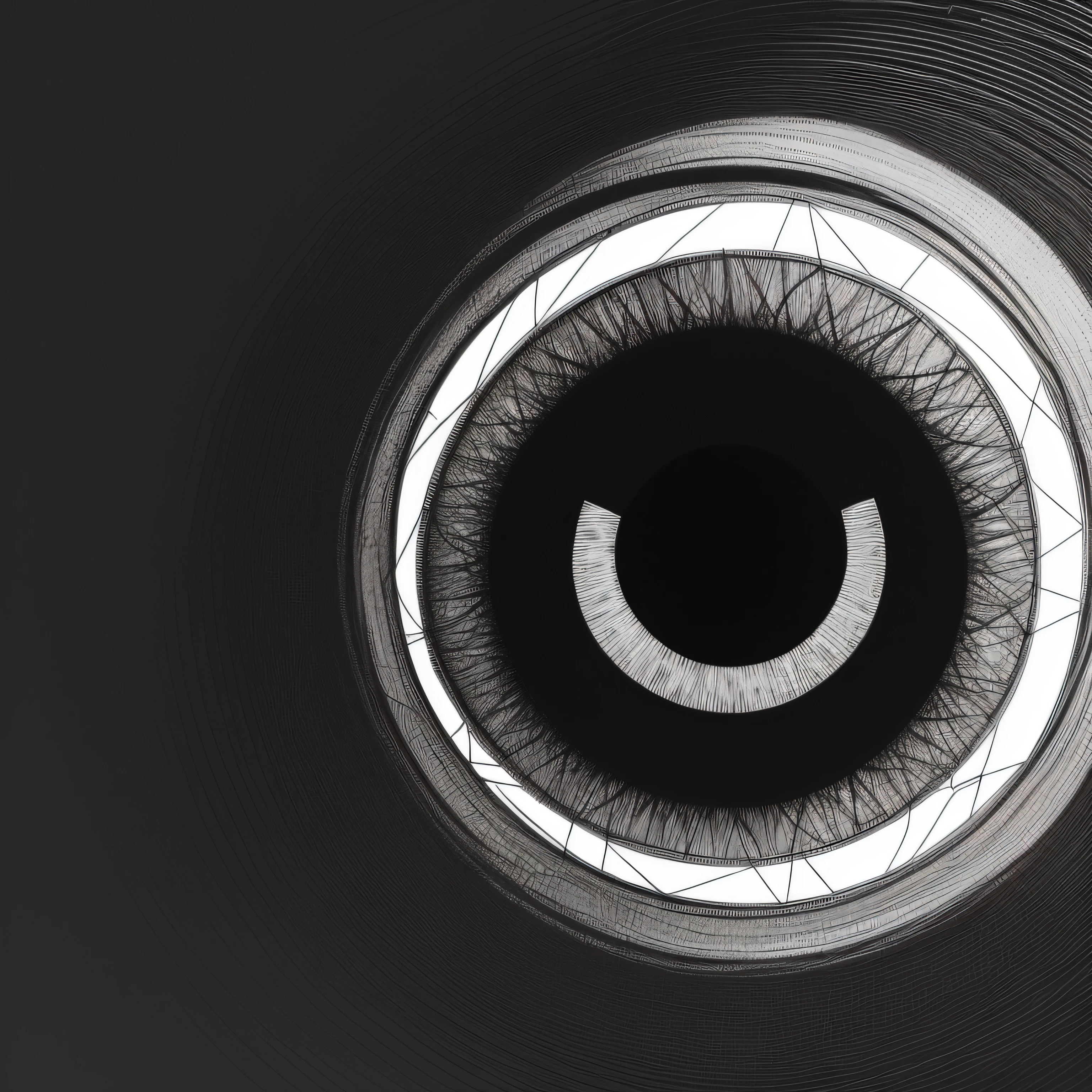 Ao observar atentamente, You notice a minimalist image composed mostly of lines, geometric shapes and patches of black, branco e cinza. The eye is drawn to scratches and remnants of shapes, creating a sense of incompleteness and imperfection. The geometric figures are simple and angular, with precise right angles that contribute to the minimalist atmosphere of the image. The use of monochromatic tones and the absence of additional colors reinforce the simplicity and lack of excesses in the composition. Em resumo, This minimalist image is an intriguing representation of basic geometric shapes and lines, with a touch of imperfection and rusticity that arouses curiosity. --auto