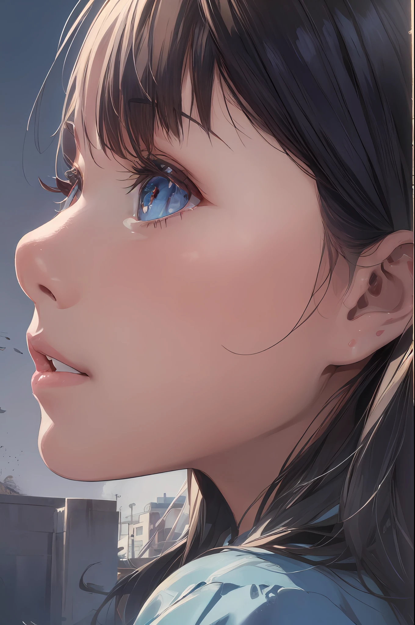 ((6year old girl:1.5)), Girl in 1, Lori, Petite girl, Complete anatomy, Whole body, children body, Child, Super cute, garl, Little girl, Beautiful Girl, beautiful shining body, Bangs,Brown hair,high eyes,(aquamarine eyess), drooping eyes, Petite,tall eyes, beautiful girl with fine details, beautiful and delicate eyes, Detailed face, Beautiful eyes, beautiful shining body, smile on face, Happiness,
Whole body angle, alps, Shepherd's daughter, Mountain Girl, En plein air, alpine meadow,
Natural light,((Realism: 1.2)), dynamic far view shot,Cinematic lighting, Perfect composition, by sumic.mic, Ultra detailded, Official art, Masterpiece, (Best Quality:1.3), glint, Extremely detail CG unity 8k wallpaper, Detailed background, Masterpiece, Best Quality, (Masterpiece), (Best Quality:1.4), (ultra-highres:1.2), (Hyperrealistic:1.4), (Photorealistic:1.2), Best Quality, High quality, highly resolution, Detail enhancement,