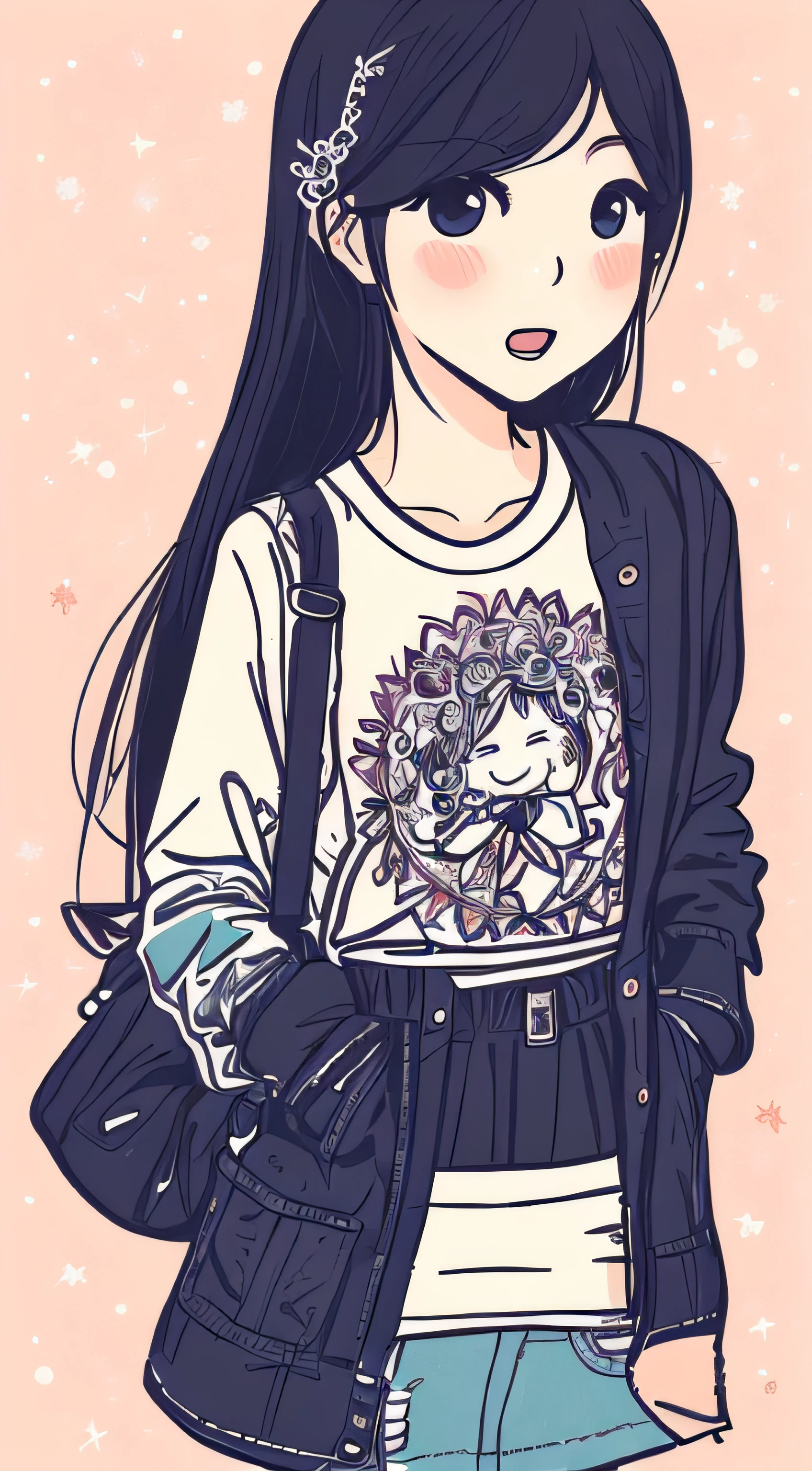 A girl illustrator,Energetic、unique、Exciting、Humorous、Delicate --auto