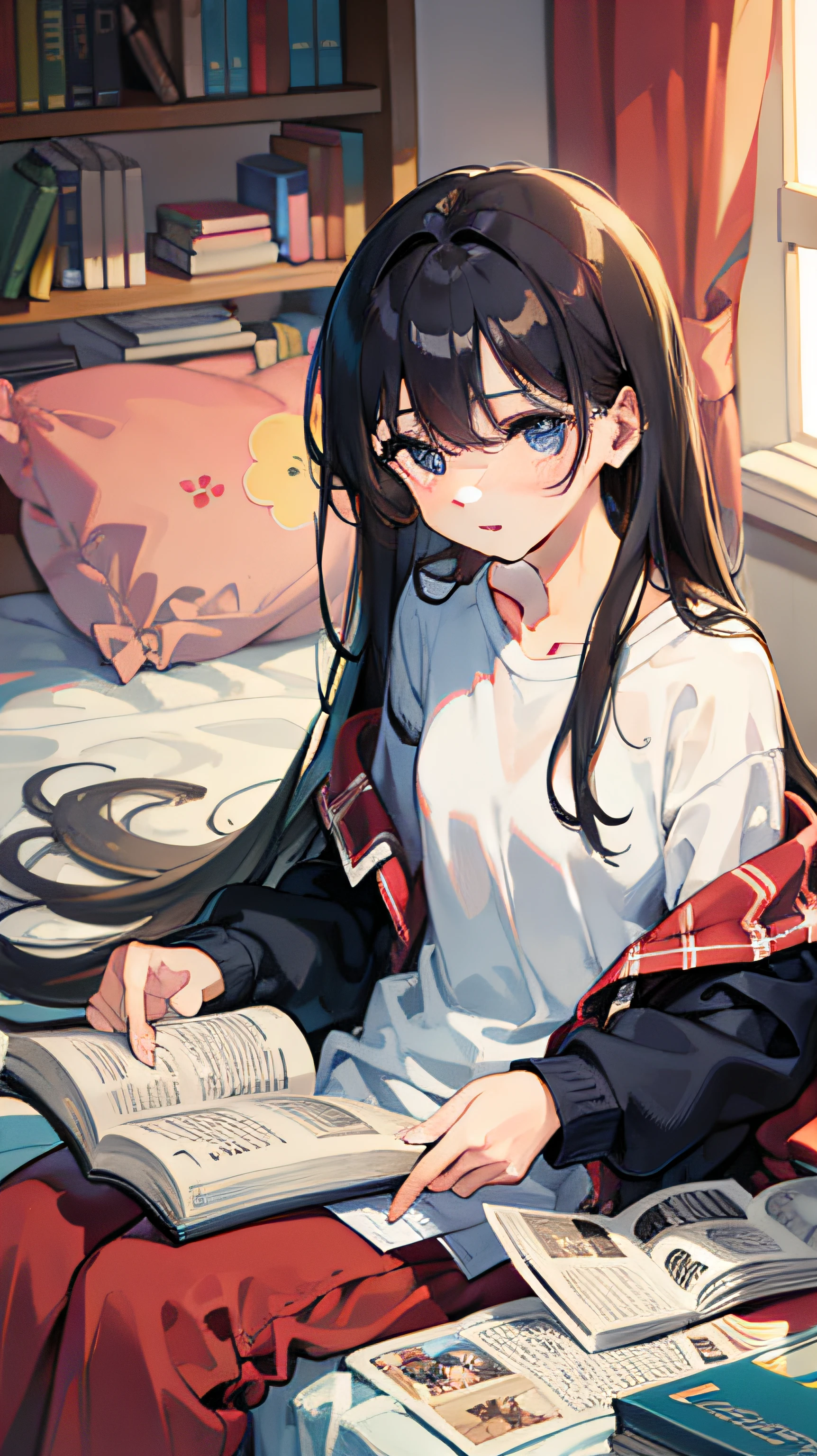A girl illustrator，Energetic、unique、Exciting、Humorous、Delicate --auto