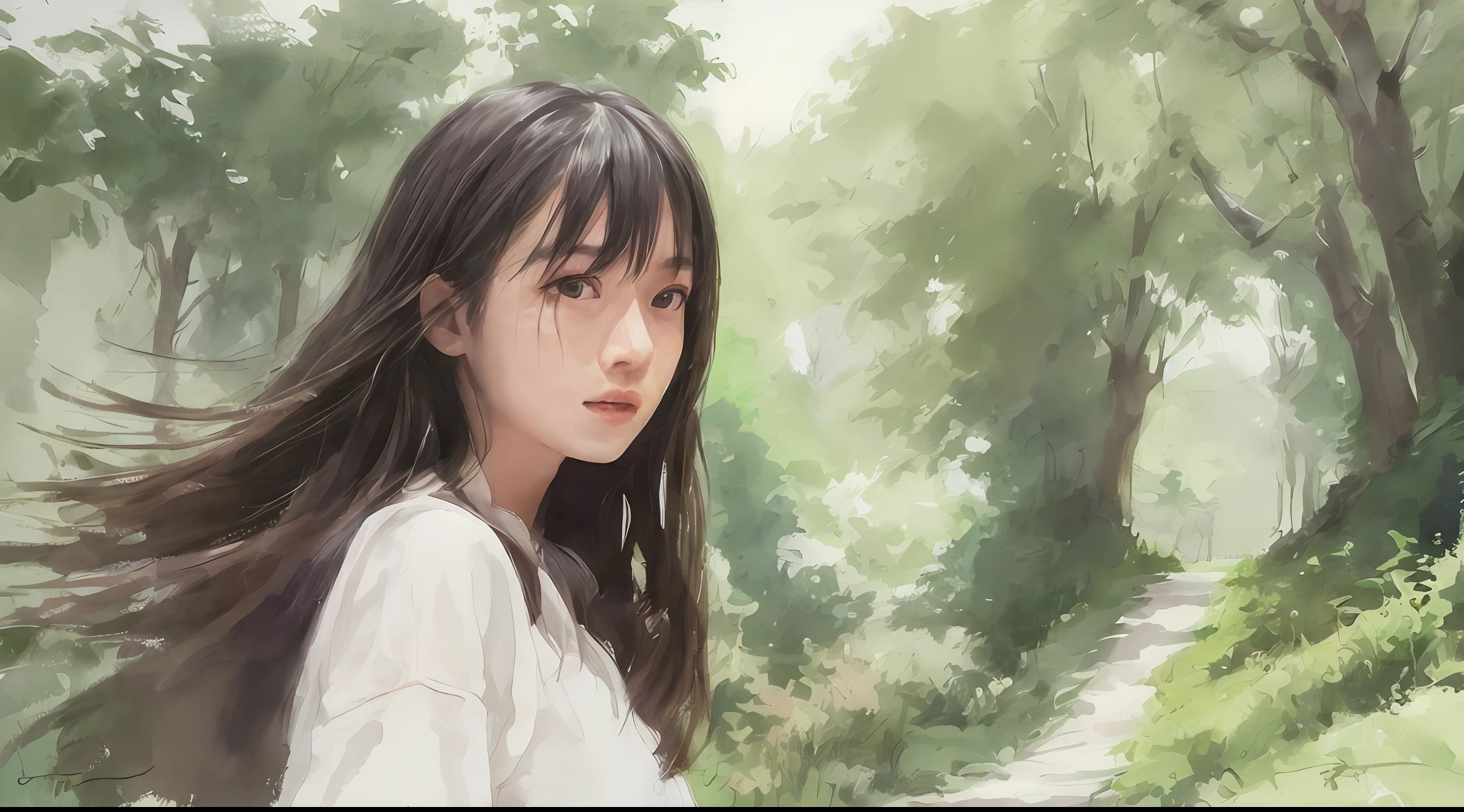 (masterspiece、Realstic:1.4)、(Very Complex:1.2)、portlate、(upper-body:1.2)、(from front view:1.3)、A girl about 19 years old、In a simple recruit suit、extra very long hair、chests、bare shoulder、looking at the viewers、Head tilt、1girls、独奏、ultra-highres、8K UHD、film grains、flawless anatomy、Exquisitely detailed skin、Best Shadows、 delicate、RAW、highly resolution、Clean Line、