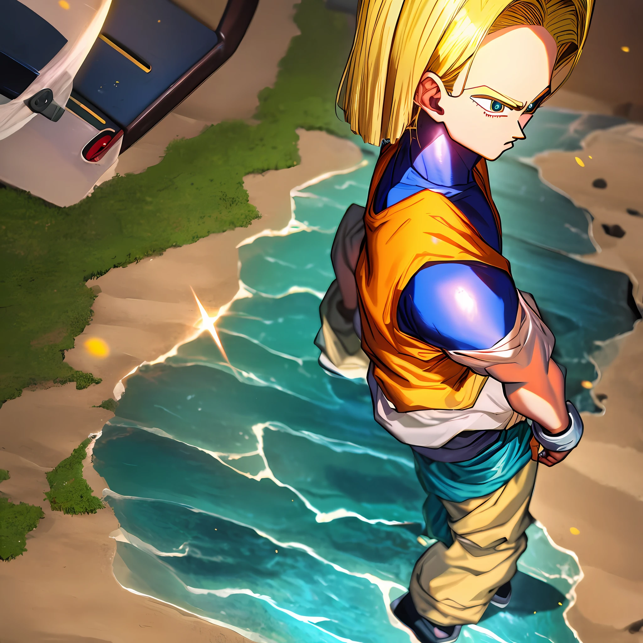 (melhor qualidade) (detalhes) Android 17 - dragon ball