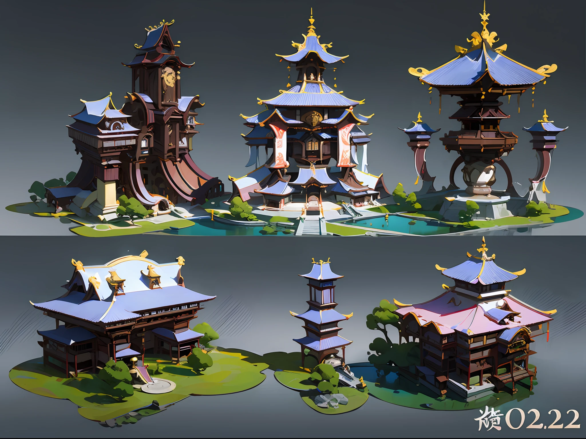 Game Academy，game icons，Ethno-style architecture，Structurally sound、high-definition details，game icons，perfect works，（杰作，premier quality，best qulaity，officlal art，Beauty and aesthetics：1.2），（8K，best qulaity，杰作：1.2）