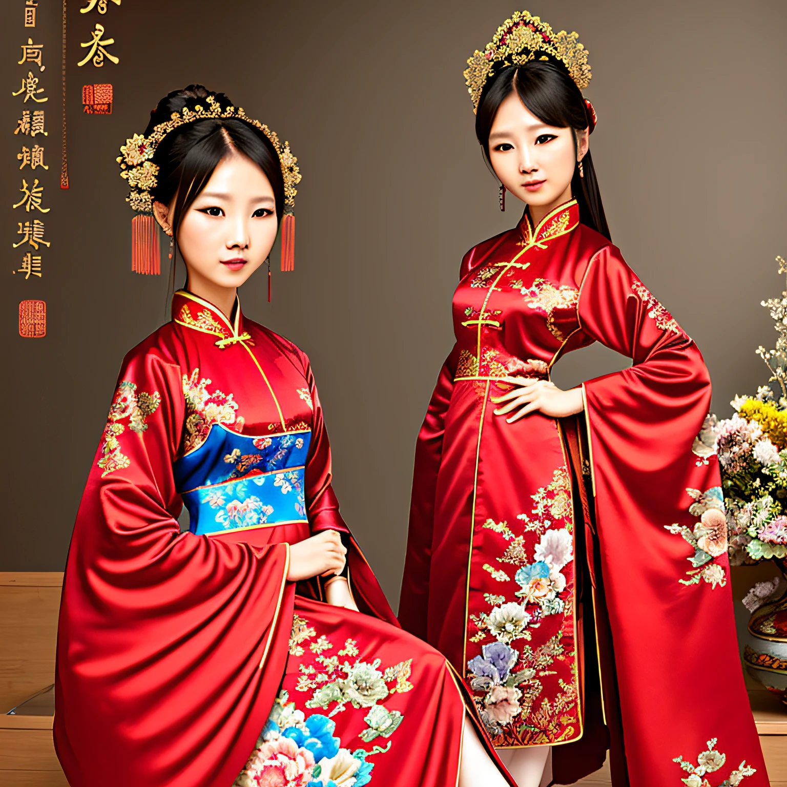 Chinese traditional dress girl --auto