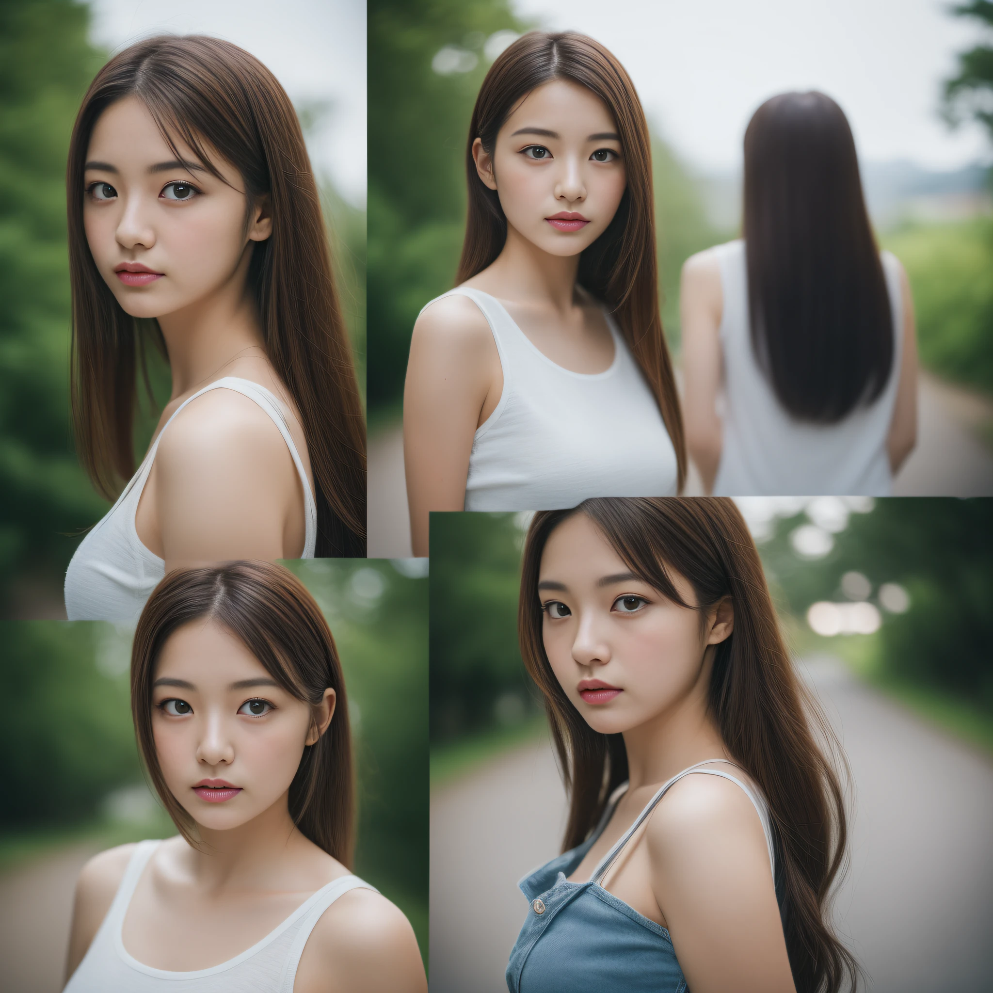 (Realstic、photorealestic:1.37)、(8K、RAW Photos、beste Quality、masterspiece:1.2)、Ultra detailded、ultra-highres、japanese lady、short cuts、、highschool girl、schools、high picture quality