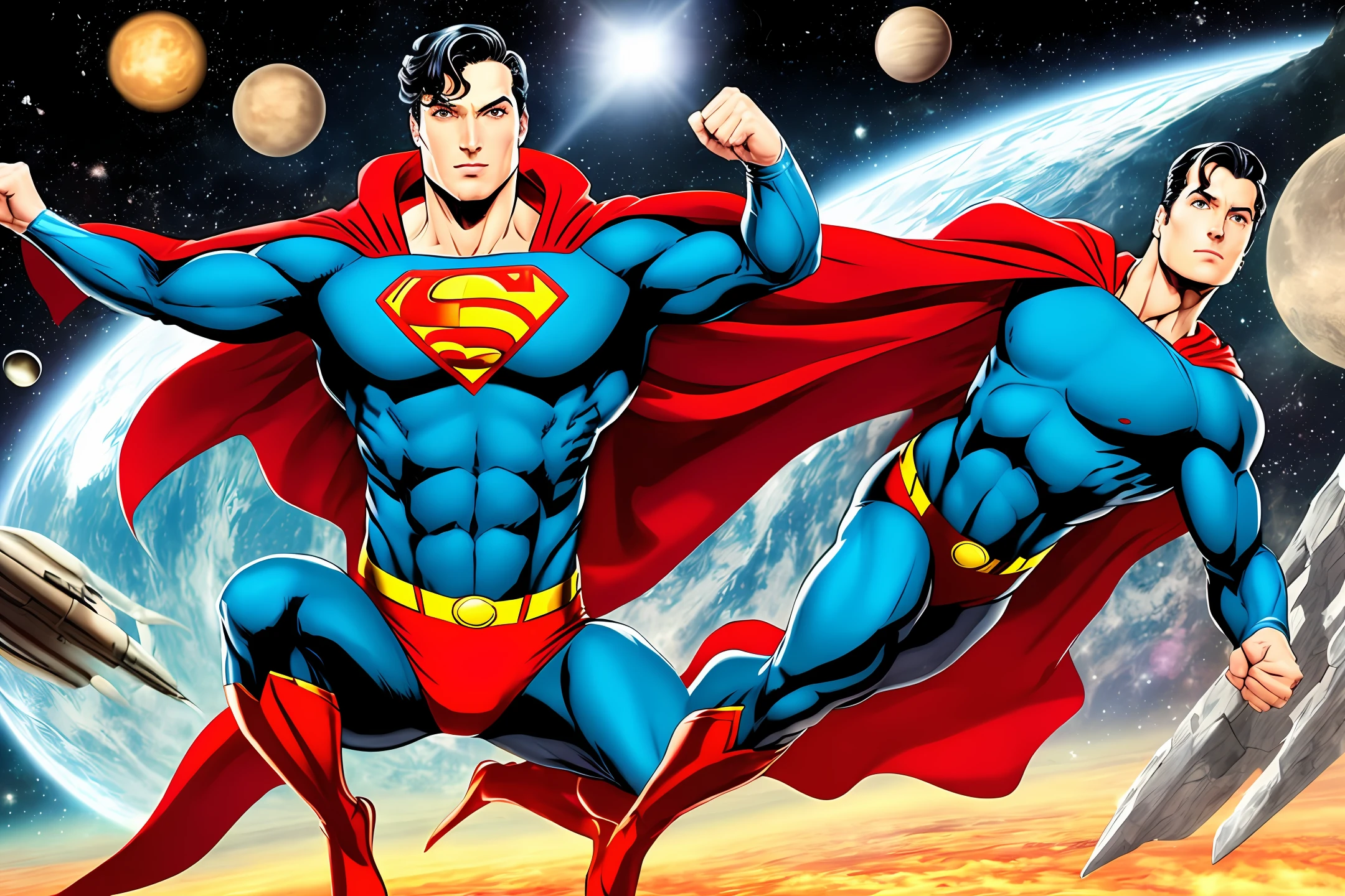 Superman in space