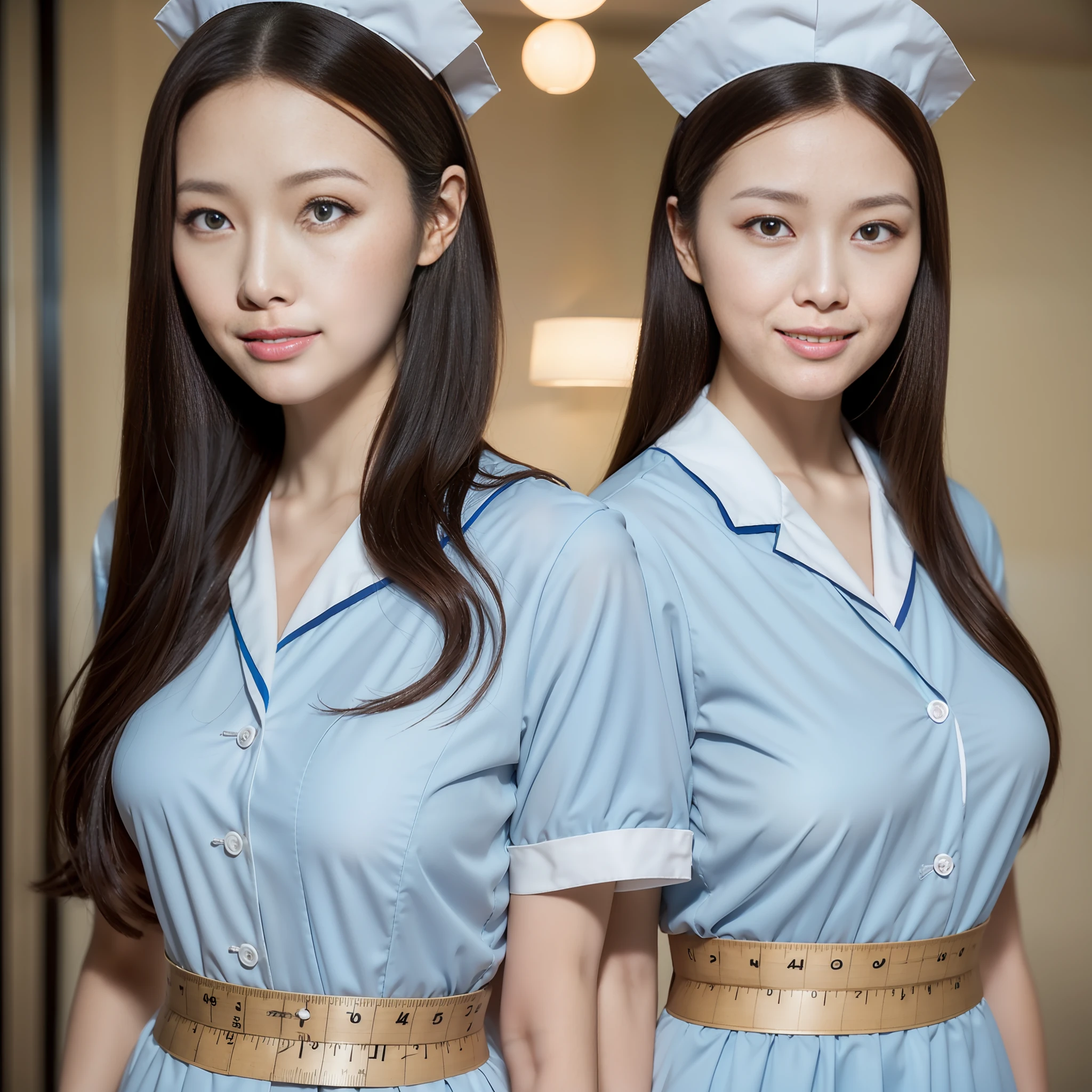 （Full body photo）， leggy，thin waists，A 20-year-old Chinese nurse，best qualitiy，逼真，（exquisite detailing），crisp lines，high resolusion，Extremely-Detailed，（solo focus），detailedfacialfeatures，（Nurse's uniform）detailed clothes features，（Fashionable Hairstyle：1.3）looking at the spectator， inside room， Smile with， Double eyelid，（RAW photos，best qualitiy），杰作，20years old，Chinese nurse，Cutes，（shooting full body：1.8），（（（White in color））） The nurse's uniform is smooth、 Nurse hat、 stethoscope， leggy，thin waists，best qualitiy，（exquisite detailing），high resolusion，Extremely-Detailed，（solo focus），（Nurse's uniform）Super realistic detailed clothing features，（Nurse hat），Concentrate on the infusion，Outpatient infusion hall，Peaceful interior， Smile with， Double eyelid，2 0 years old female model，Beautiful Chinese woman，perfectbody，medium boobs，thin waists，beauty legs，Slim，high-definition，16k，Small round face:1.0，Realistic and perfect face and skin，Detailed beautiful eyes，Double eyelid，long eyelash，Swollen eyes，Realistic face and eyes，Facial light，Super detailed facial details，Gloss on lips，Blushlush:1.0，The skin is white and shiny:1.2，Extensive illumination，naturalshading，shooting full body:1.8