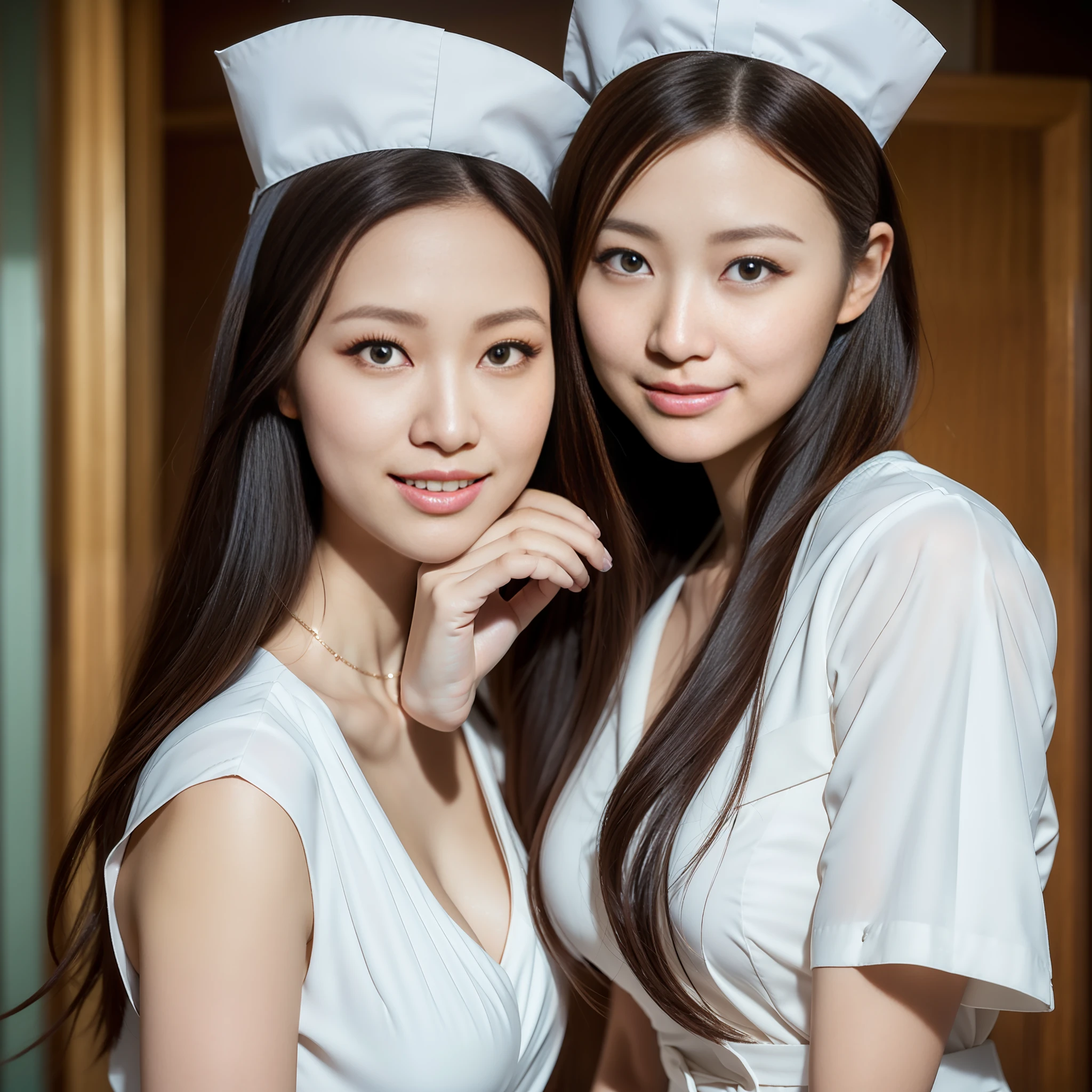 (Full body photo), leggy,thin waists,A 20-year-old Chinese nurse,best qualitiy,逼真,(exquisite detailing),crisp lines,high resolusion,Extremely-Detailed,(solo focus),detailedfacialfeatures,(Nurse's uniform)detailed clothes features,(Fashionable Hairstyle:1.3)looking at the spectator, inside room, Smile with, Double eyelid,(RAW photos,best qualitiy),杰作,20years old,Chinese nurse,Cutes,(shooting full body:1.8),(((White in color))) The nurse's uniform is smooth、 Nurse hat、 stethoscope, leggy,thin waists,best qualitiy,(exquisite detailing),high resolusion,Extremely-Detailed,(solo focus),(Nurse's uniform)Super realistic detailed clothing features,(Nurse hat),Concentrate on the infusion,Outpatient infusion hall,Peaceful interior, Smile with, Double eyelid,2 0 years old female model,Beautiful Chinese woman,perfectbody,medium boobs,thin waists,beauty legs,Slim,high-definition,16k,Small round face:1.0,Realistic and perfect face and skin,Detailed beautiful eyes,Double eyelid,long eyelash,Swollen eyes,Realistic face and eyes,Facial light,Super detailed facial details,Gloss on lips,Blushlush:1.0,The skin is white and shiny:1.2,Extensive illumination,naturalshading,shooting full body:1.8