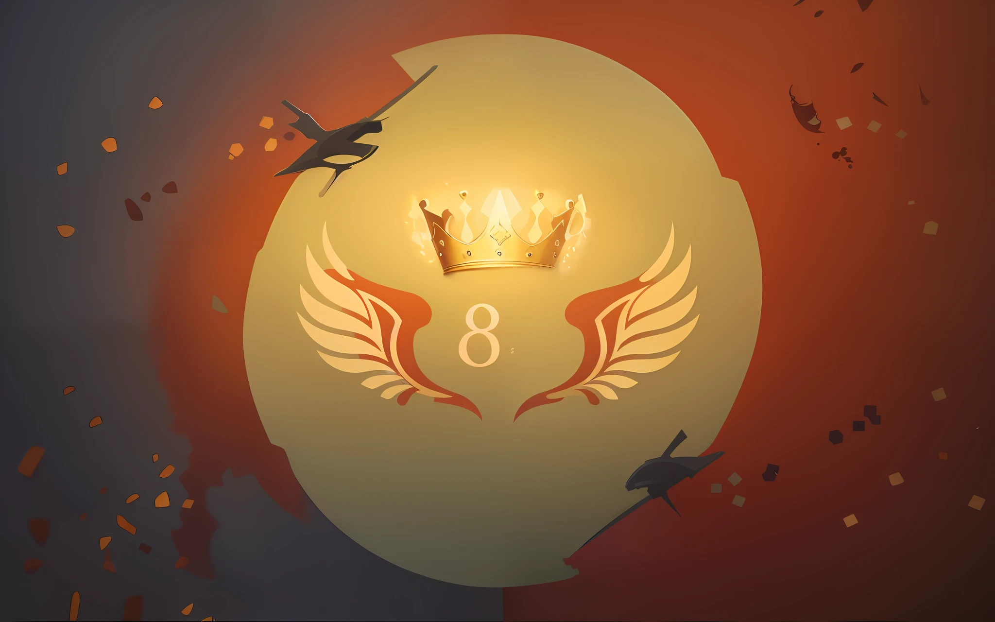 8K clarity,detailedlight,queen crown,Flat cartoon style