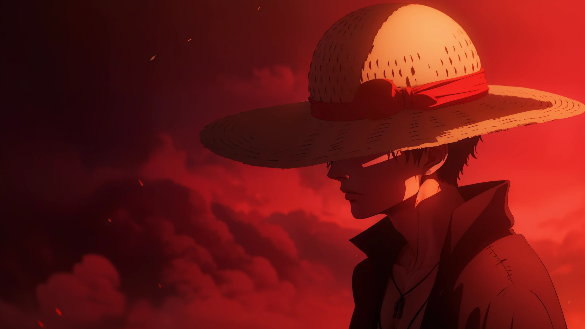 I'm a man, with a straw hat, and a black robe