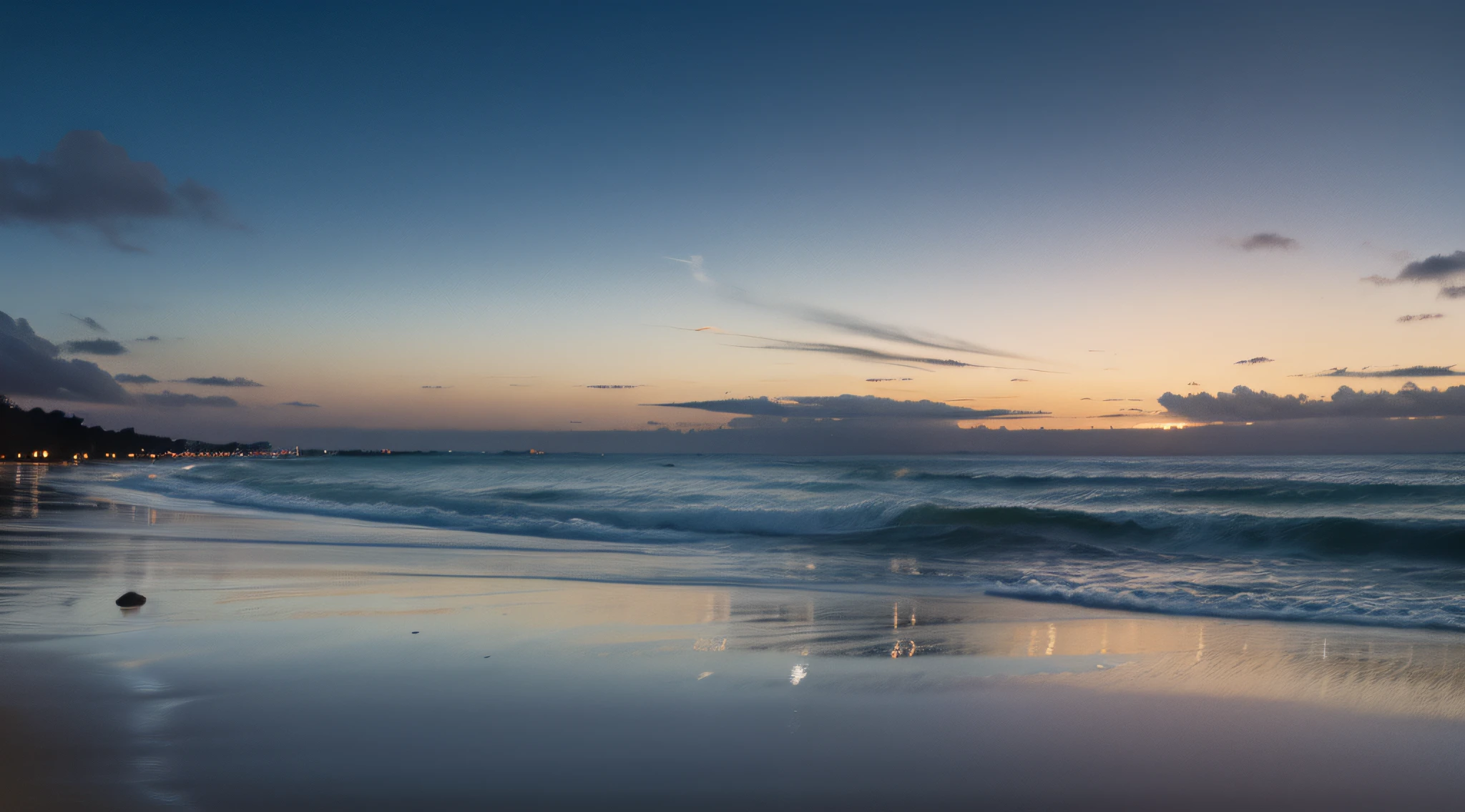 phuket，beachside，evening light，4k wallpaper，cinematic style