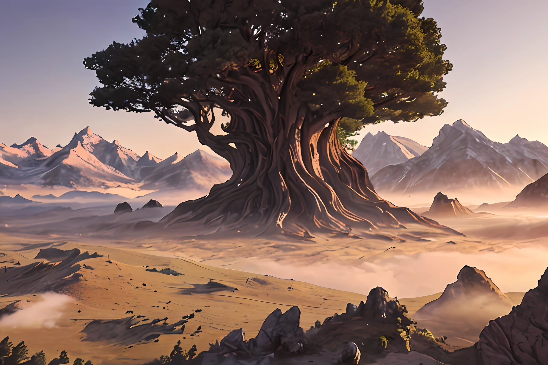 A giant tree