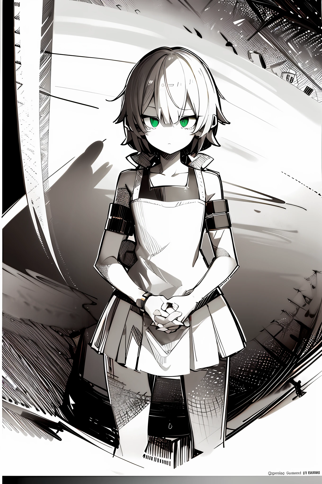 Holding hands with both hands