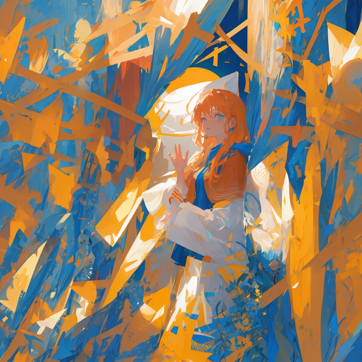 Prompt words
Super score
Best quality,杰作,high resolusion,a close up of a painting of a woman with long blonde hair, style of james jean, author:James Jean, author:James Jean, in style james jean, author:Kentaro Miura, james jean art, james jean marc, james jean soft light 4k, james jean soft light 4 k, a beautiful artwork illustration, James Jean!, james jean and wlop