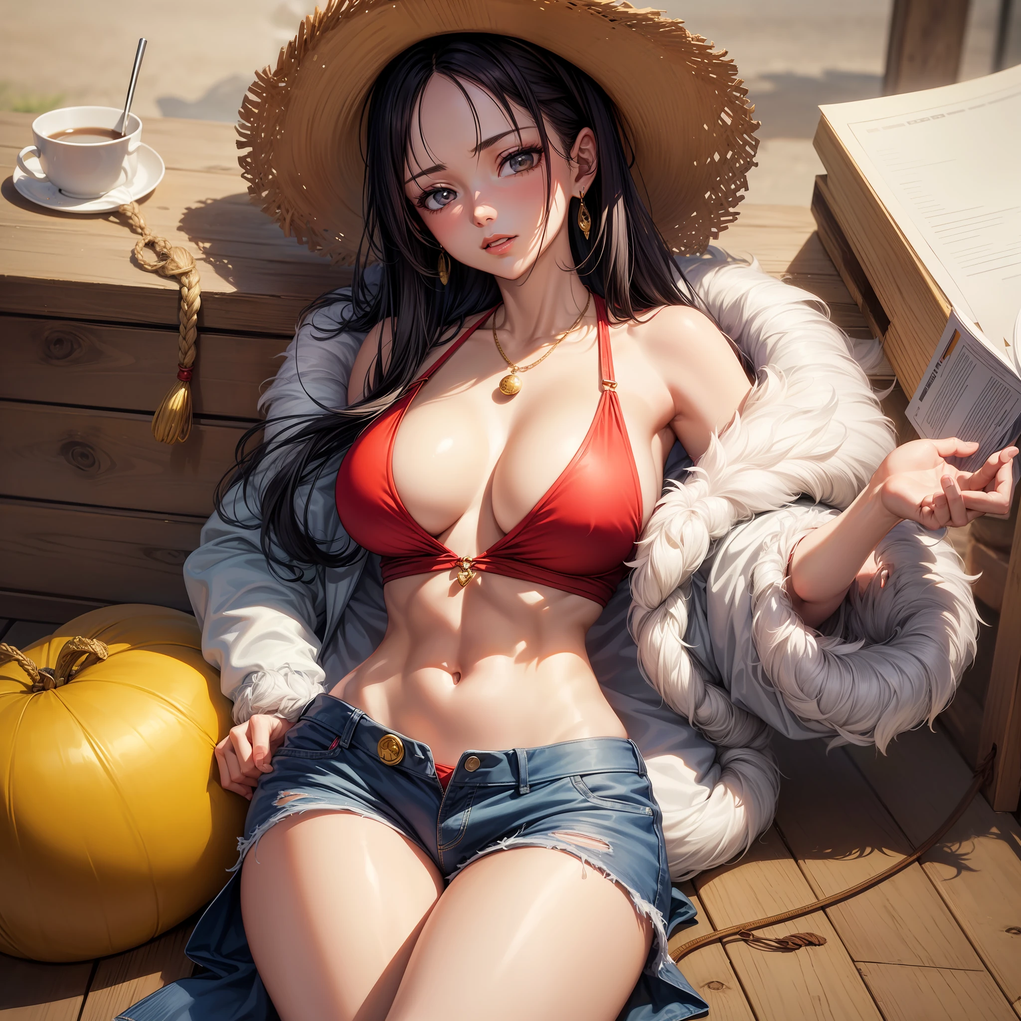 ((obra prima, alta qualidade, bonita, perfeita,  bonita)) Luffy mulher