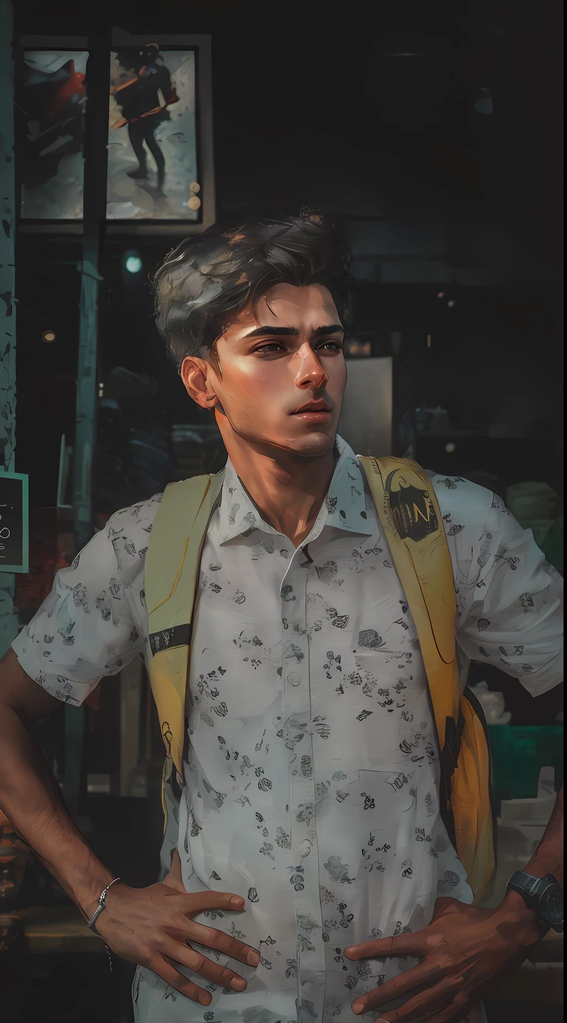 (Award Winning Digital Artwork:1.3) of (Sketch:1.3),(Energetic:1.3) Spidey, EmmaRob,CGSociety,ArtStation,(Saturated:1.3),(close portrait:1.3),(Feminine:1.4),(beautiful:1.4),(attractive:1.3),handsome,calendar pose,perfectly detailed eyes,studio lighting,thematic background
