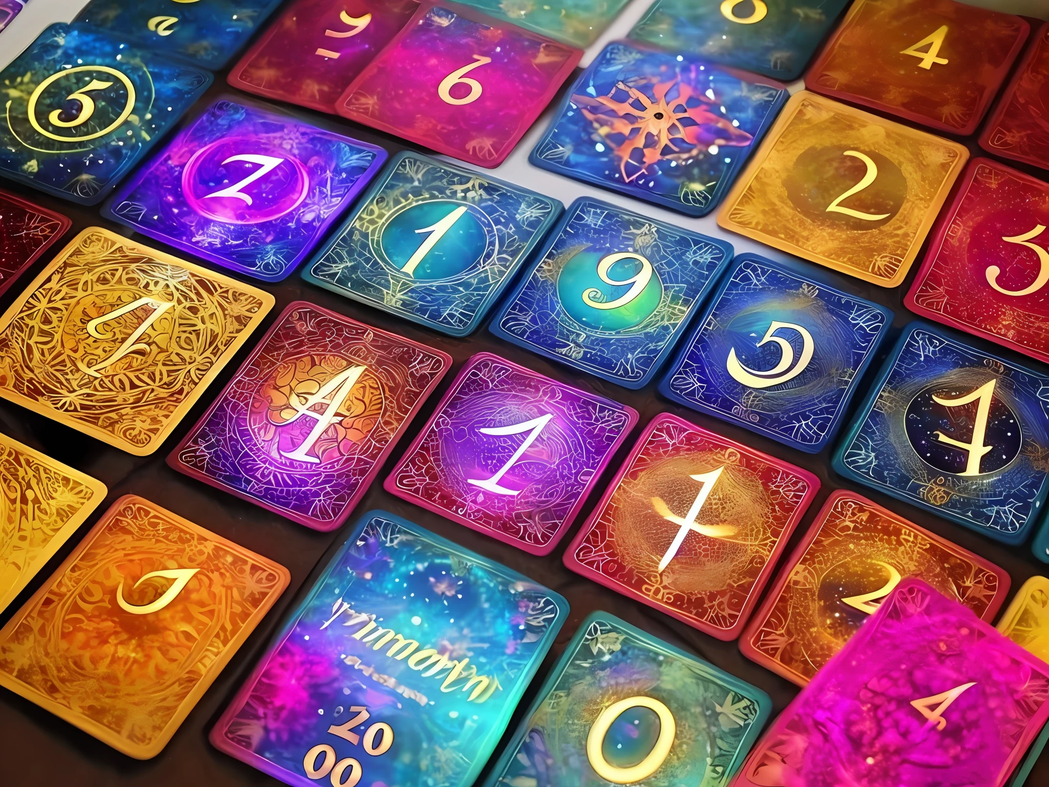 Personal numerology reading that leads to a fulfilled life, cores vibrantes, Glitter, cosmico, Espiritual, intrincado, astrologia, tarot cards, numbers, numerologia, numerical patterns