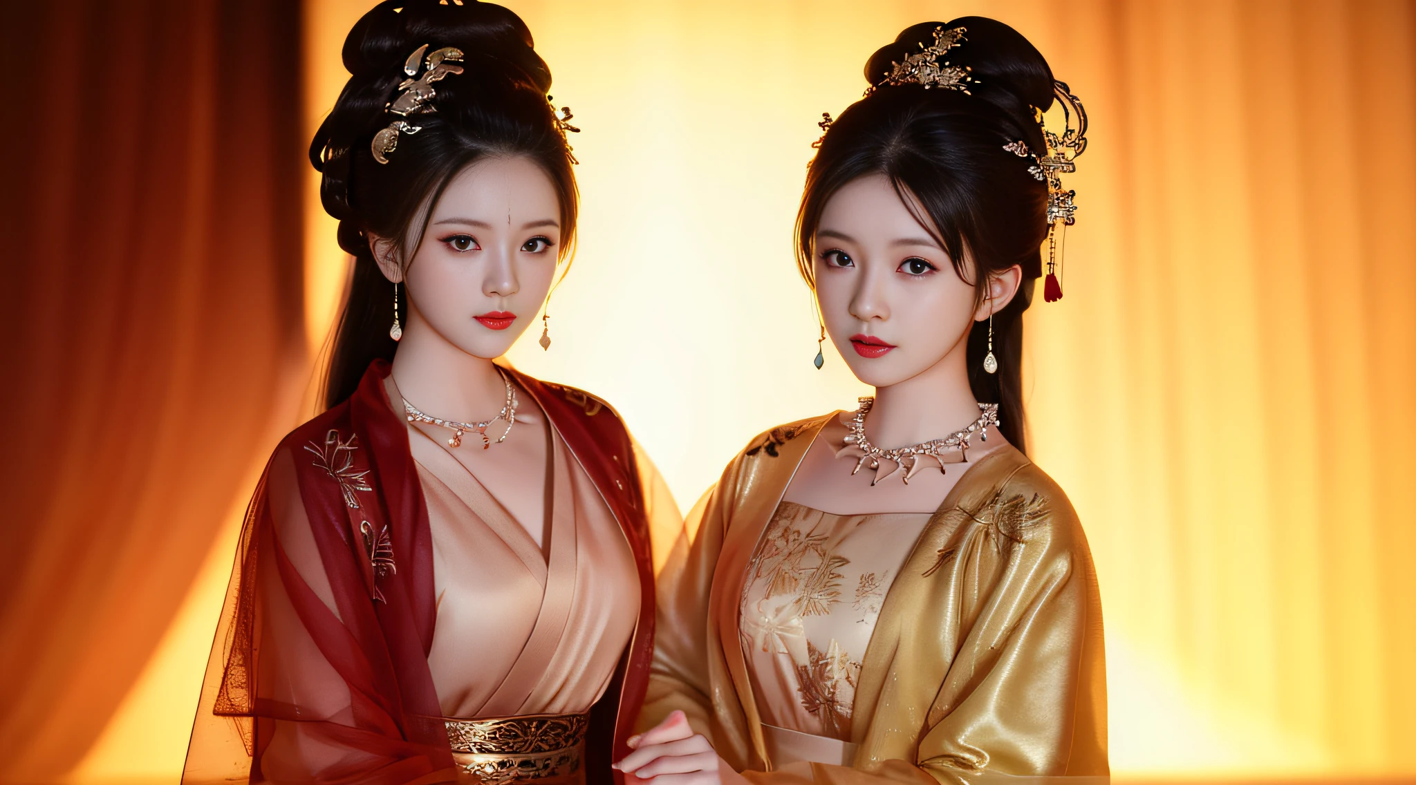 best quality, masterpiece, highres, 1girl, china dress, hair ornament, necklace, jewelry, Beautiful face, upon_body, tyndall effect, photorealistic, dark studio, rim lighting, two tone lighting, (high detailed skin:1.2), 8k uhd, dslr, soft lighting, high quality, volumetric lighting, candid, Photograph, high resolution, 4k, 8k, Bokeh, medium breasts,