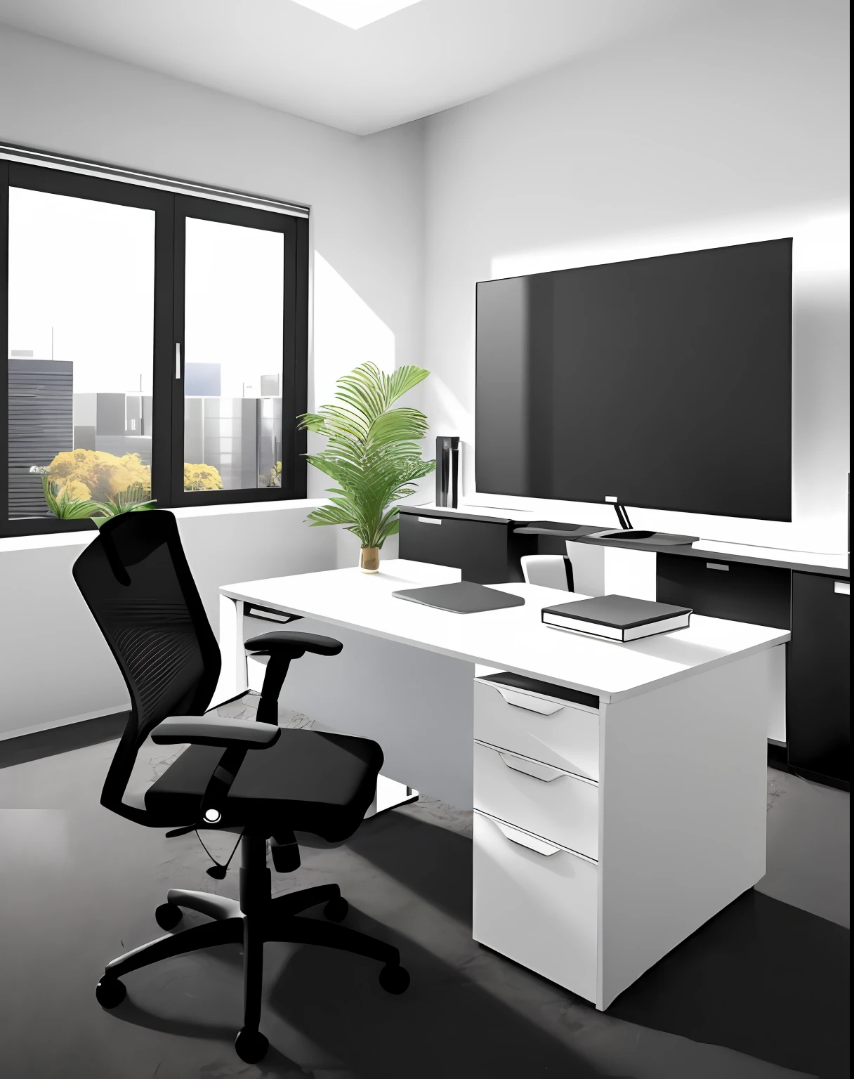 High-end office，4K