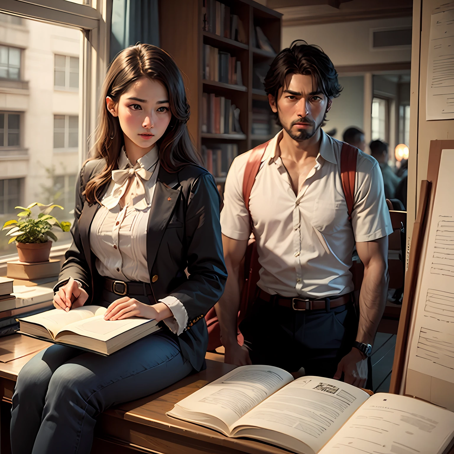 Only books, foreign graduate school, realistic, life-like --auto