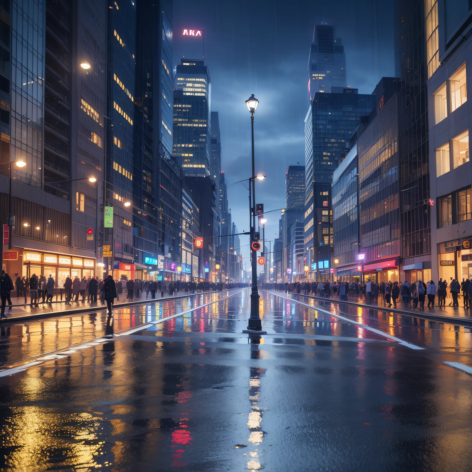 mix4,(8k, RAW photo, best quality, masterpiece:1.2), (realistic, photo-realistic:1.37),1girl,cute,cityscape, night, rain, wet, professional lighting, photon mapping, radiosity, physically-based rendering, --auto