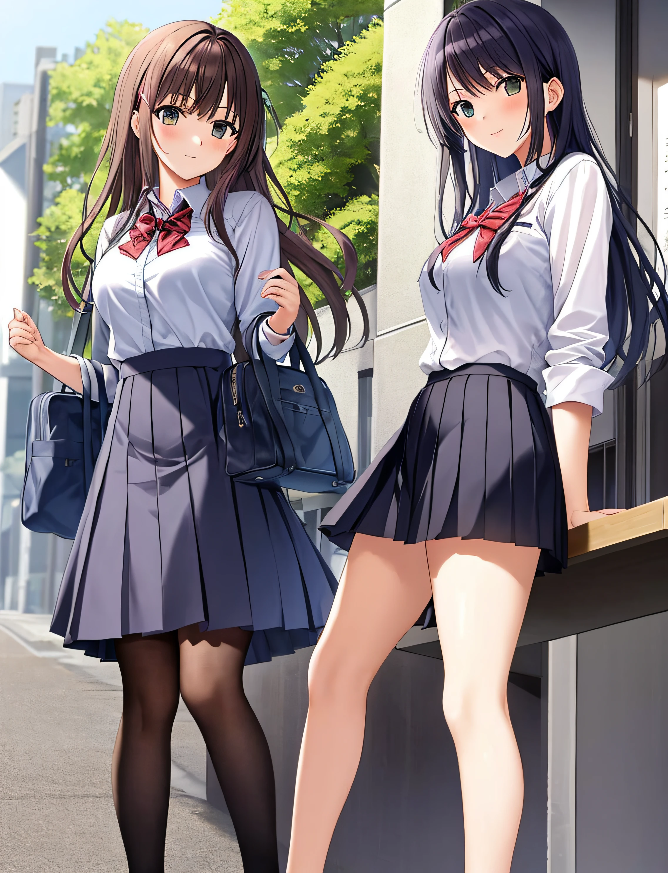 masterpiece, 1girl, Mahiru Shiina, school uniform