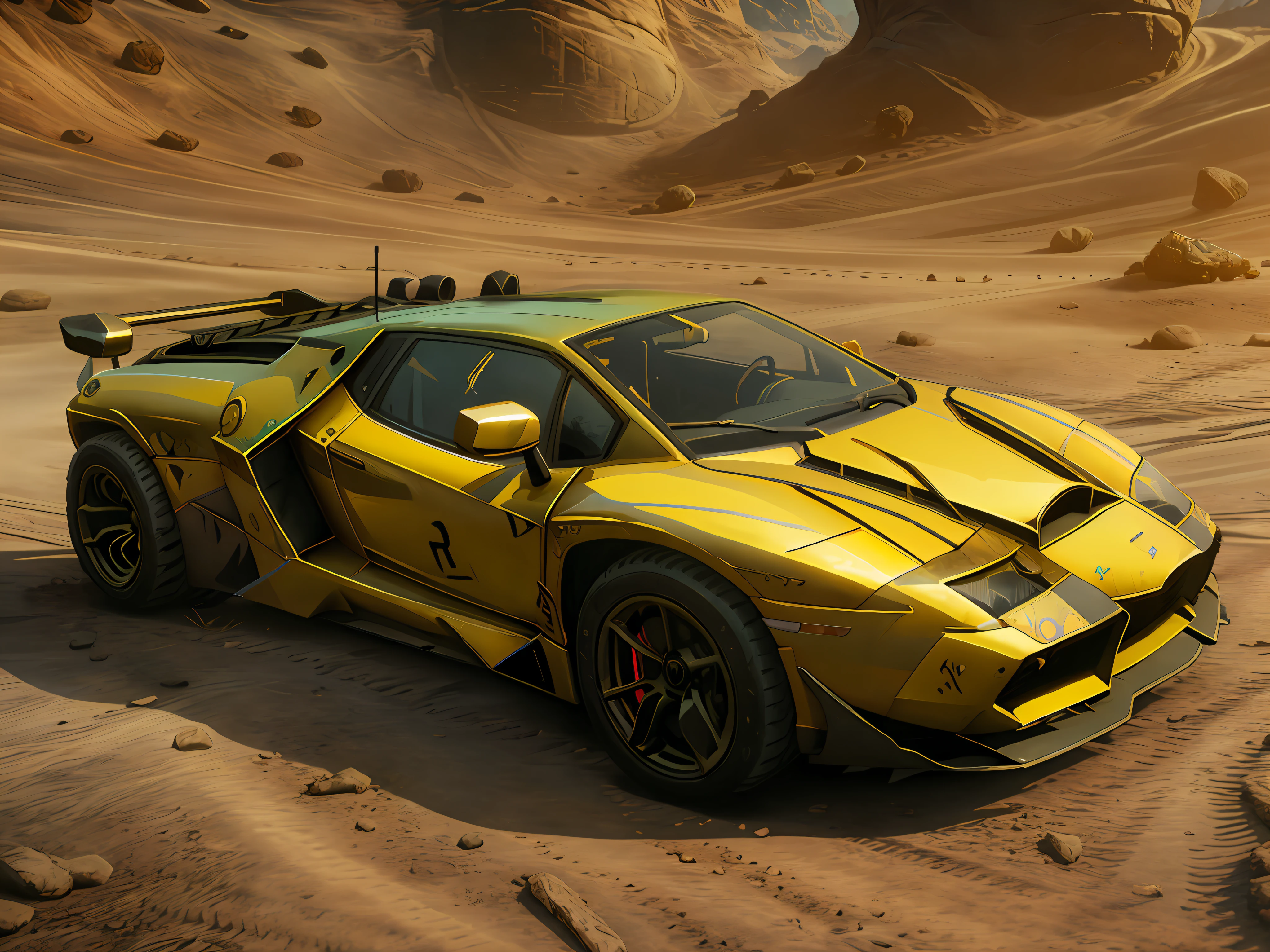 rage2vehicle_v2, vehicle,Gold Plated lamborghini murcielago supercar