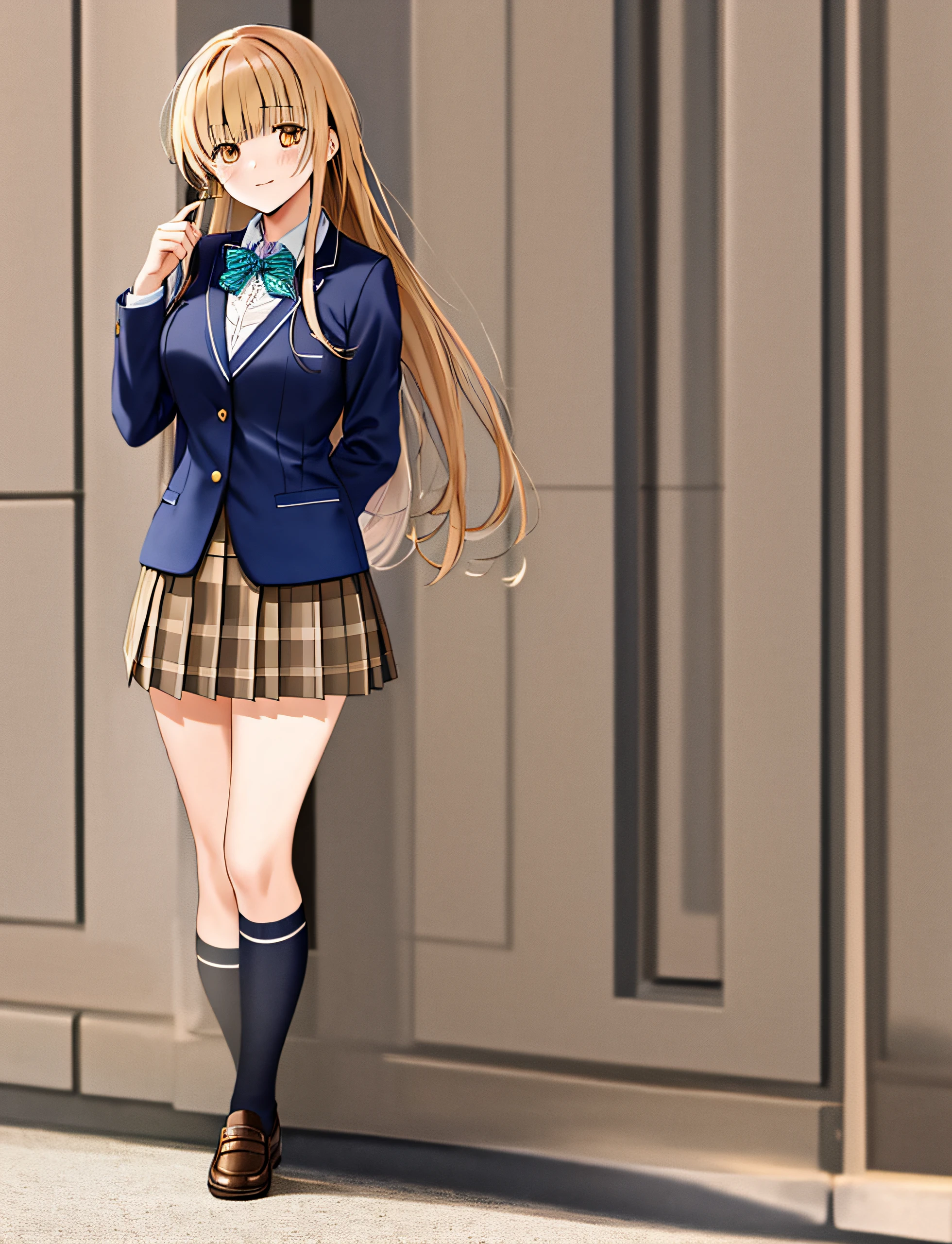 masterpiece, 1girl, Mahiru Shiina, school uniform