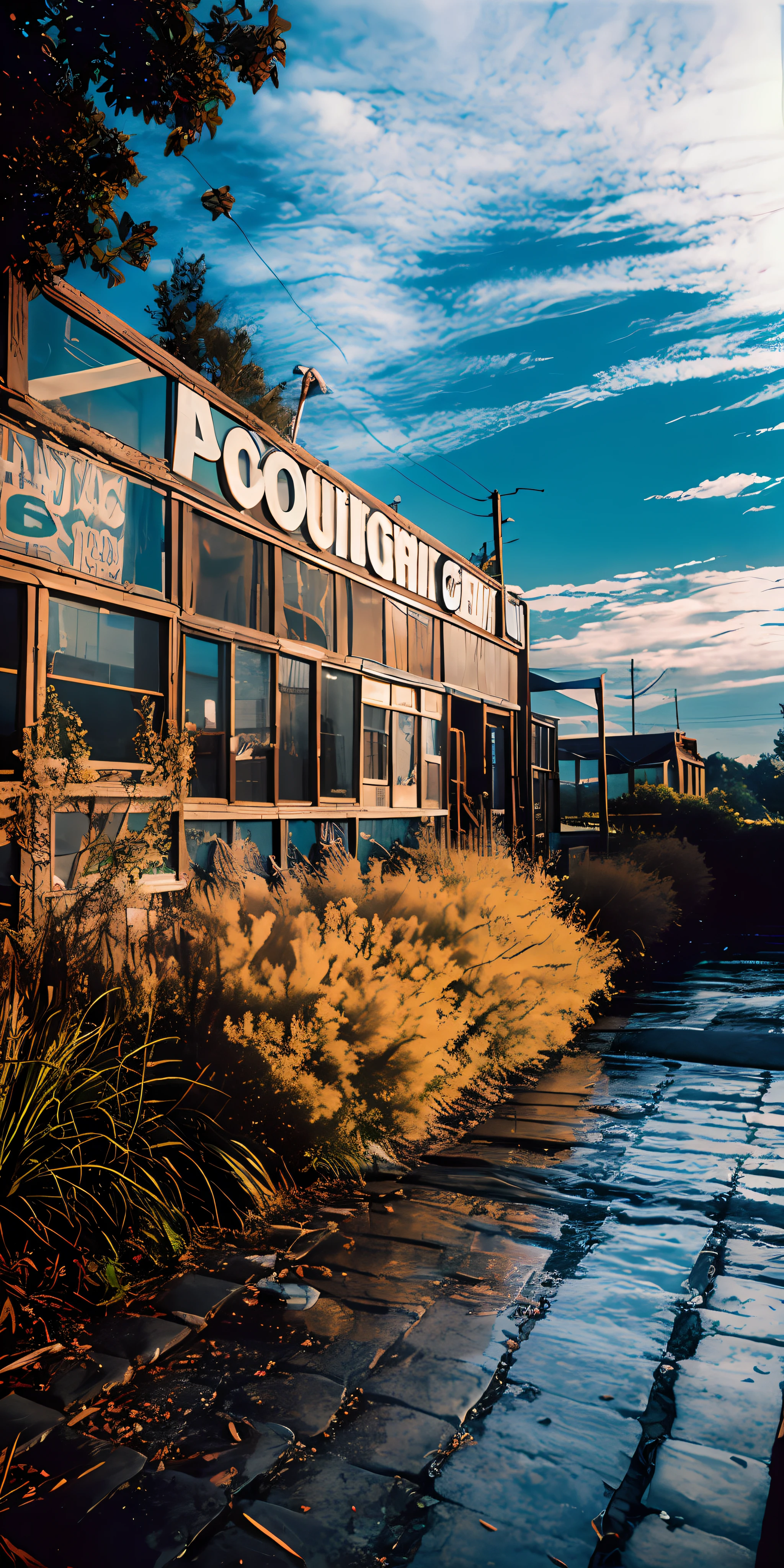 genre defining analogue photography by John Divola , hdr