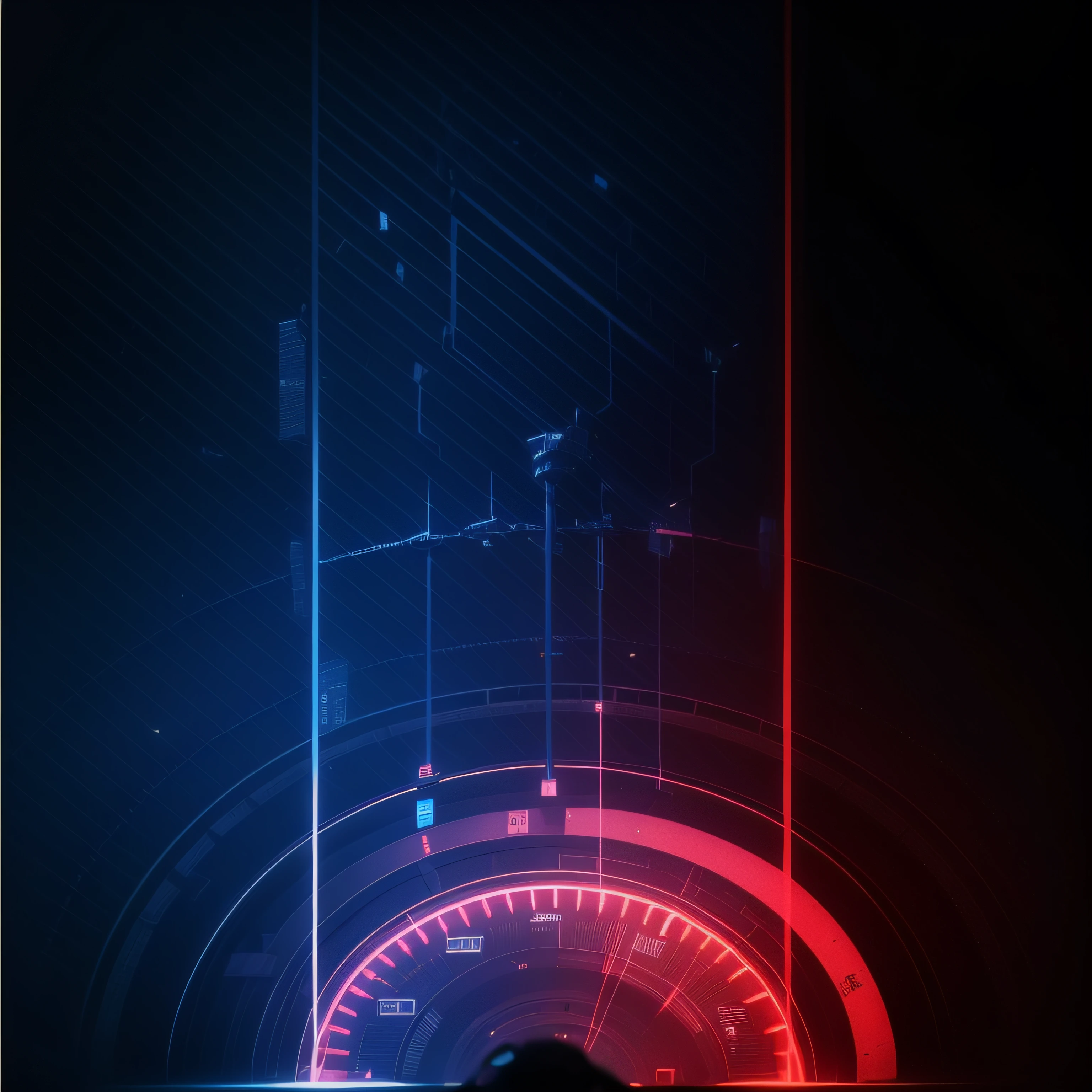 The cyberpunk,High-quality image quality,4k,Light effect --auto