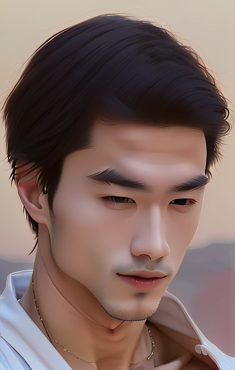 Full body photo,Delicate light,Abs,Brawny,Handsome,OC rendering