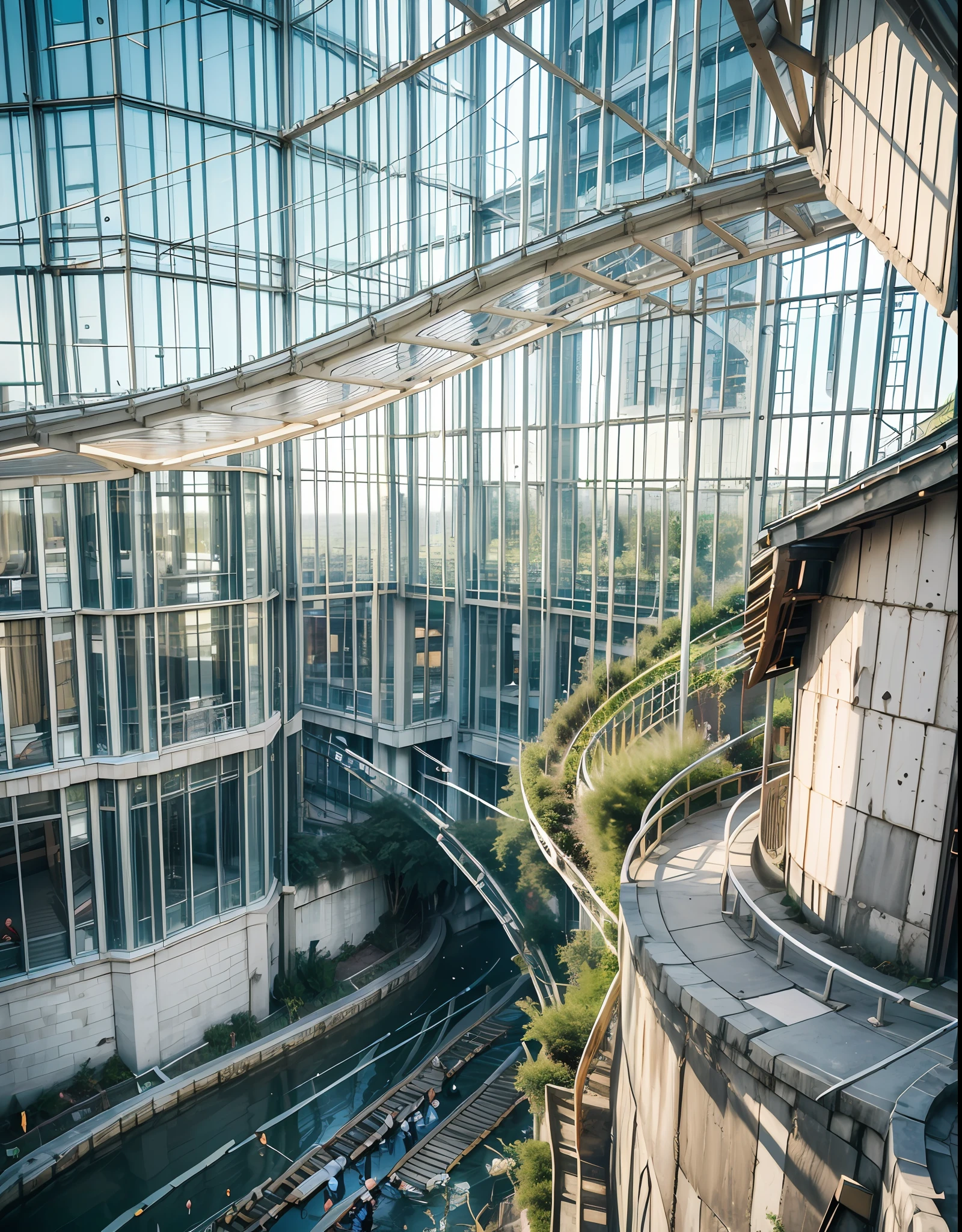 (Garden-like city below:1.4),(The high-rises of the future crisscross the sea:1.2),(Beautiful girl standing on the edge of the waterfall),(((巨作))),(((品质最佳))),((超细节的))((Extremely detailed CG)),((16k wallpaper))((An extremely delicate and beautiful)),{Photorealistic},Full body, Detailed light,full bloom,,,A masterpiece from the Canon EOS R6 shooting,((杰作)) ,cinematiclight,Unreal Engine 5,the creamy smooth skin,underbust,Overlooking,Extreme vistas,Lace stockings close-up