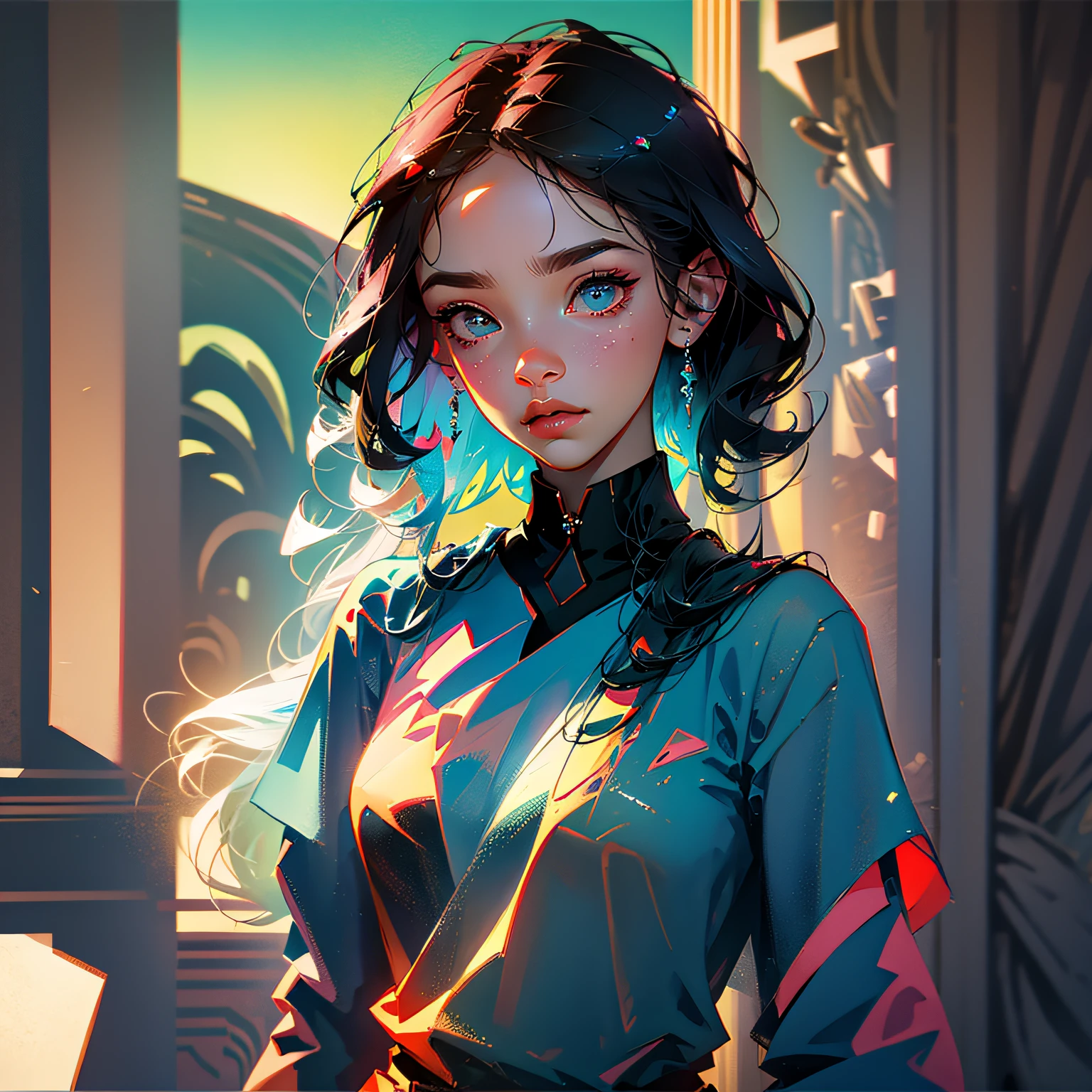 masterpiece, best quality,portrait of 1girl, --auto