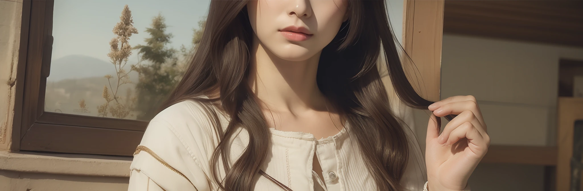 Leonardo da Vinci's manuscript in the background、Young Japan woman standing、Beautiful black hair、beste Quality, Realstic, photorealestic, beste Quality, 巨作, extremelydelicateandbeautiful, extremely detail, Fine detail, Super Detail, highly resolution, extremely detail, Realstic, ultrahigh-detailing, beste Quality, ultrahigh-detailing, High-quality textures