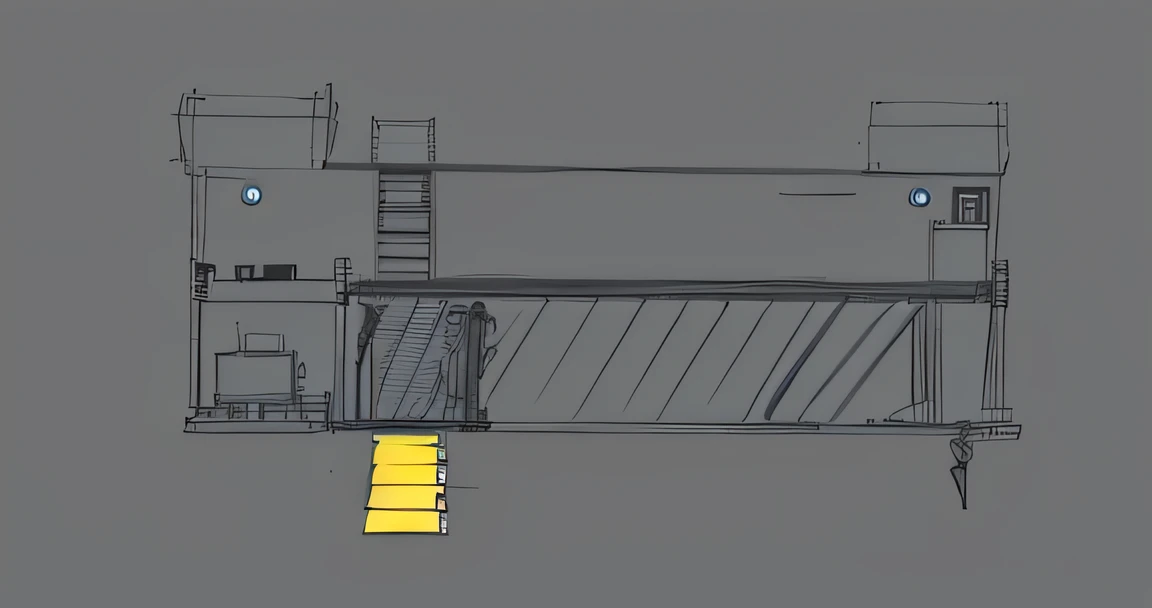 Go deep inside the machine，[Look up](1.2)The storage rack is plugged in[electric drill](1.1)ve[saw](0.9)， Machine's[structures](1.2) [detailled](1.1)、[3/4](1.1) [consult](1.1)，[side perspective](1.1)Presented[3D sketch](1.1)，Carefully dissect mechanical design details。