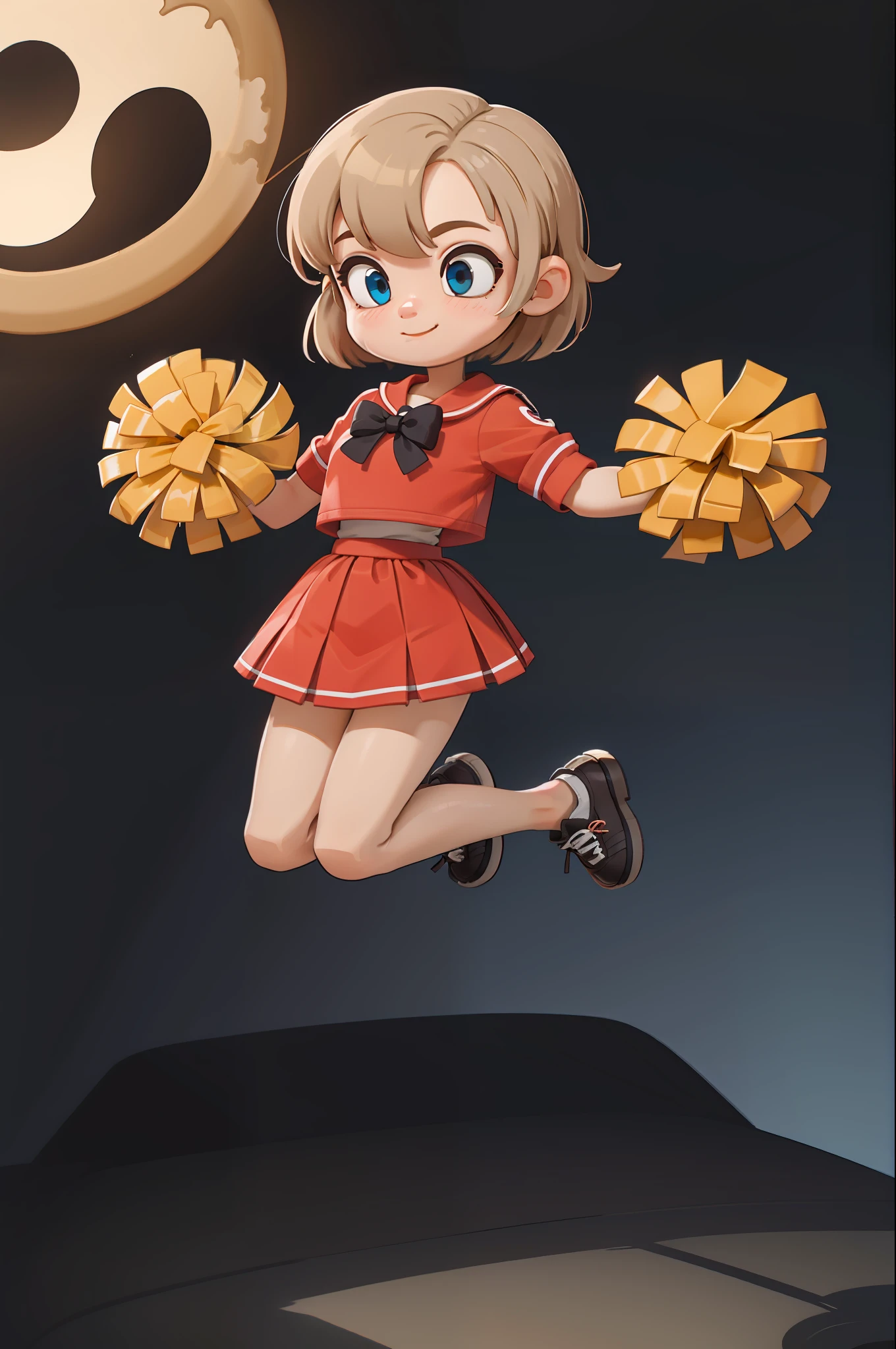 woman, (Masterpiece, best_quality, Ultra-detailed, immaculate:1.3), epic, illustration, welcoming, 1girls, cheerleader, beige hair with blue-grey highlights, Pulled Back Bob, (Full body:1.3), [:revealing costume design:0.2], , in an infernal, celestial autumn forest, in a voxel, ghostly craggy wasteland, bombshell hair, bright copper hair, Undercut,spiked hair, piggyback