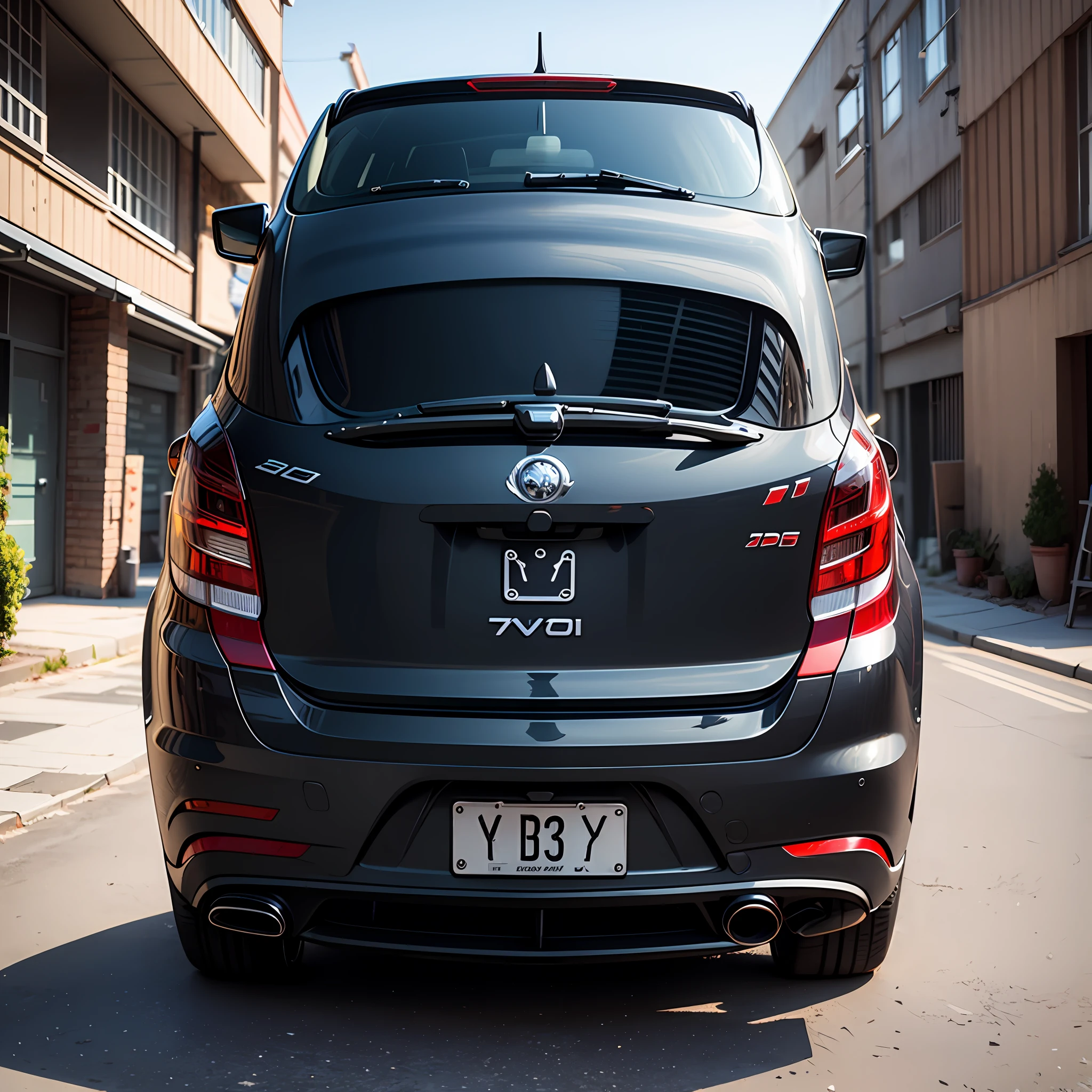 I30 pd with big exhaust --auto