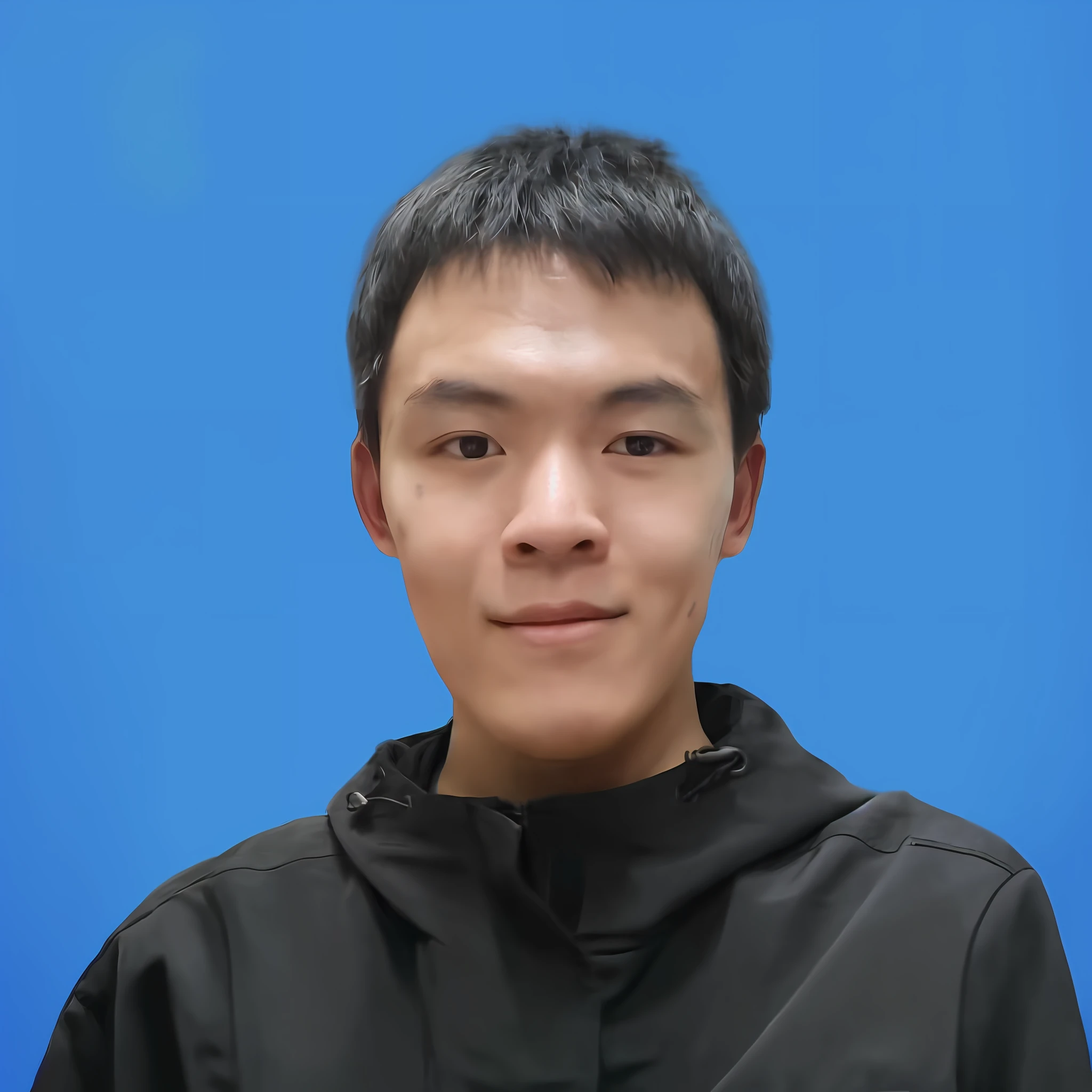 arafed man in black jacket with black hoodie and black jacket, li zixin, yihao ren, xintong chen, qichao wang, wenjun lin, jinyiwei, huifeng huang, zezhou chen, steve zheng, Liang Xing, qifeng lin, pengzhen zhang, ryan jia, zeng fanzh