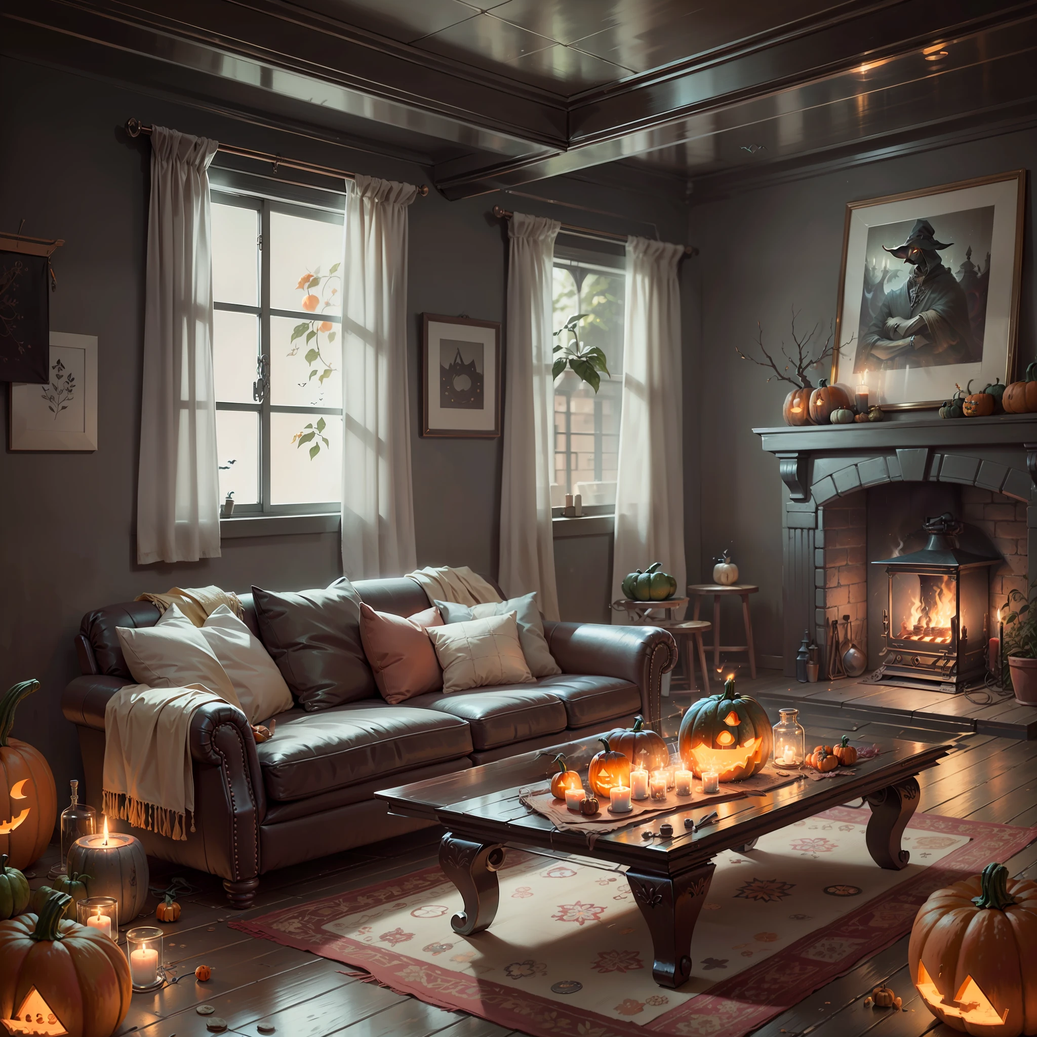 Alchemy Technology,pumpkins,bats