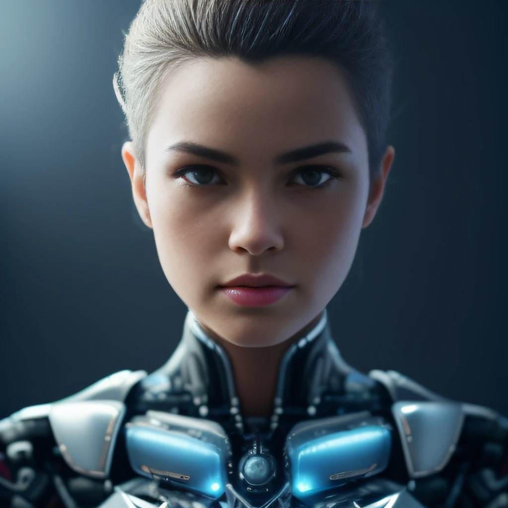Intricate 3d rendering of a beautiful porcelain silhouette woman with hyper-detailed robot full body,Cyborg Man,robot parts,Edge lights,cyperpunk,Ultra-realism,anatomi,facial muscles,Cable Electrical Wires,microchips,elegantly,beatiful backgrounds,intricated,Ultra detailded,thirds rule,professionallighting,unrealengine,fantastical,concept arts,Sharp focus,illustration,8K,Perfect body proportions