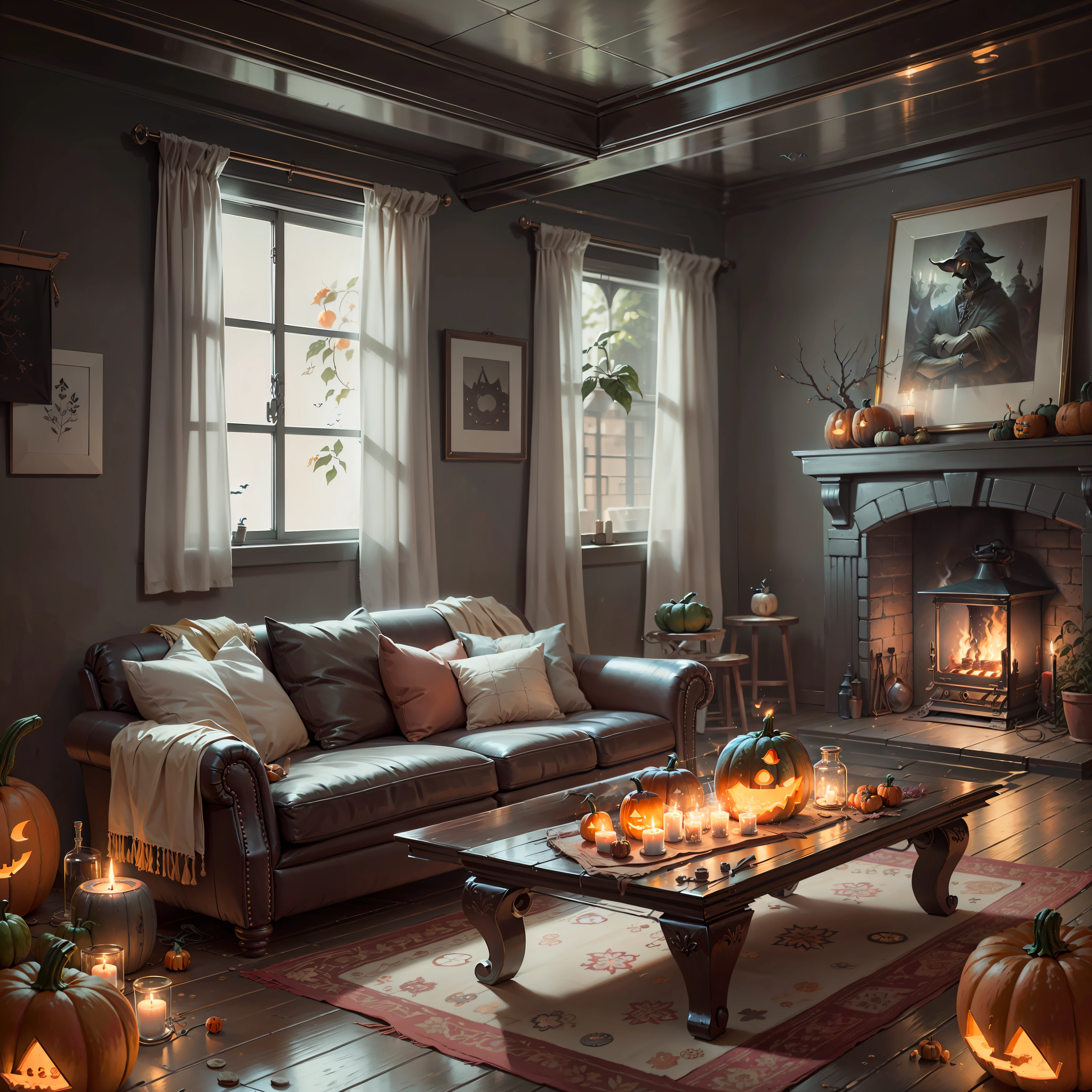 Alchemy Technology，pumpkins，bats