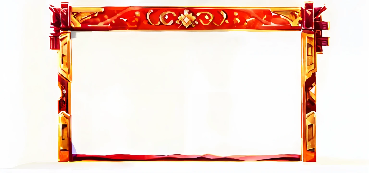 Chinese-style wooden frame, 3D, Background white, Colorful borders, Chinese golden rim frame, 4k, a close up of a picture of a chinese style building, videogame background, game overlay, game background, background artwork, 2d side scrolling game, backgrounds(solid), side scrolling, empty background, art from nes game cartridge, empty background, side scroller, 2 5 6 x 2 5 6 pixels, arena background, super nintendo game sprite, ..nes, video game texture