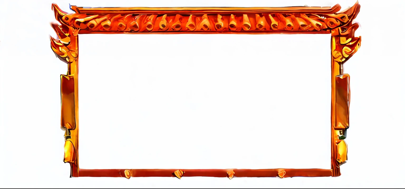 Chinese-style wooden frame, 3D, Background white, Colorful borders, Chinese golden rim frame, 4k, a close up of a picture of a chinese style building, videogame background, game overlay, game background, background artwork, 2d side scrolling game, backgrounds(solid), side scrolling, empty background, art from nes game cartridge, empty background, side scroller, 2 5 6 x 2 5 6 pixels, arena background, super nintendo game sprite, ..nes, video game texture