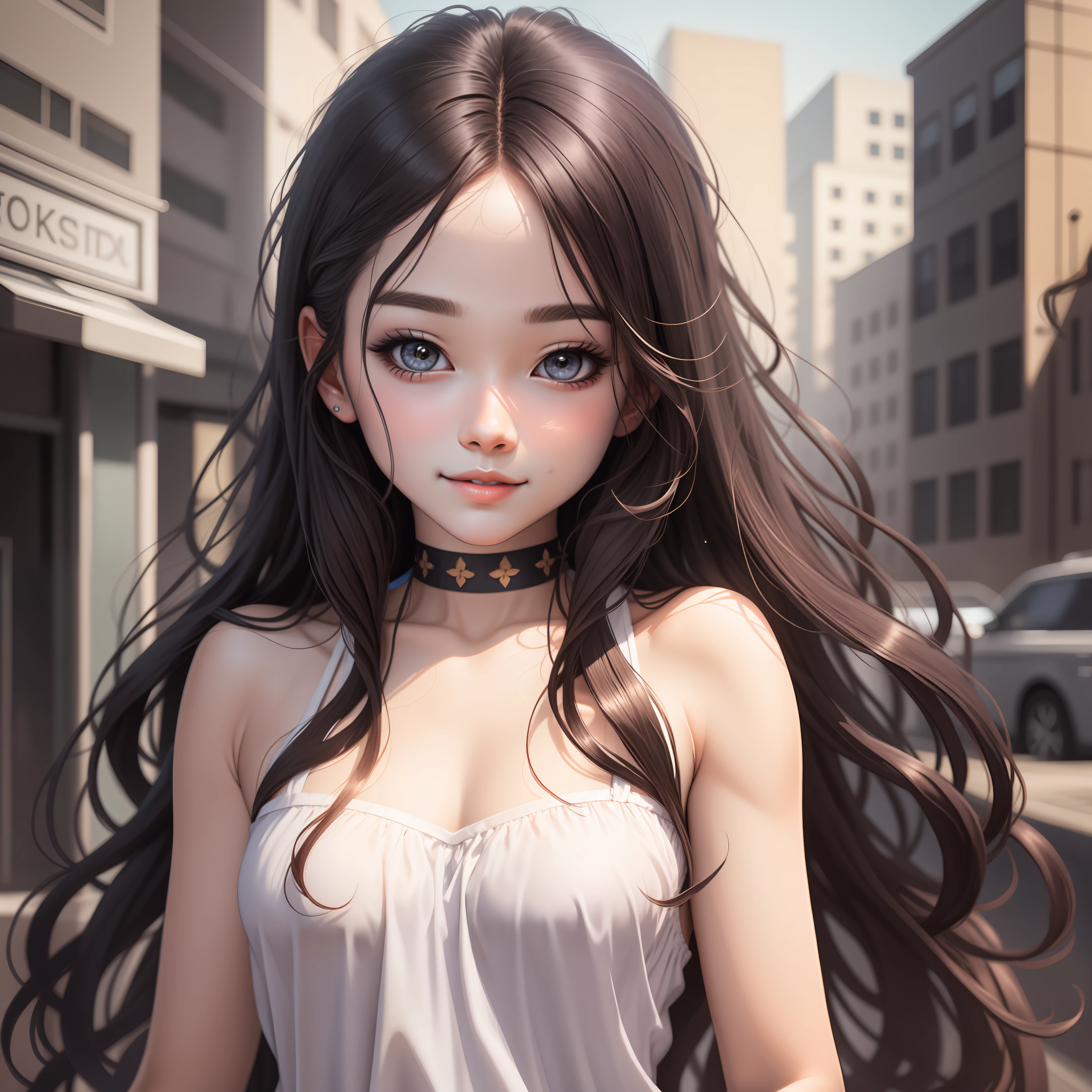 [digital bishojo  realistic illustration ][highly resolution ][hentai][pornstar][ full head  body snap][excellent details ][kawaii face][moe][lesbian ][  magazine model ][KPOP idle ][JPOP idle ][high school girl ][little nose][ thin eyebrows ][slanted eye ][cuty smiling ][permanent long hair] [topless dress][ bikini ][crystal shining eyes][coloring hair]