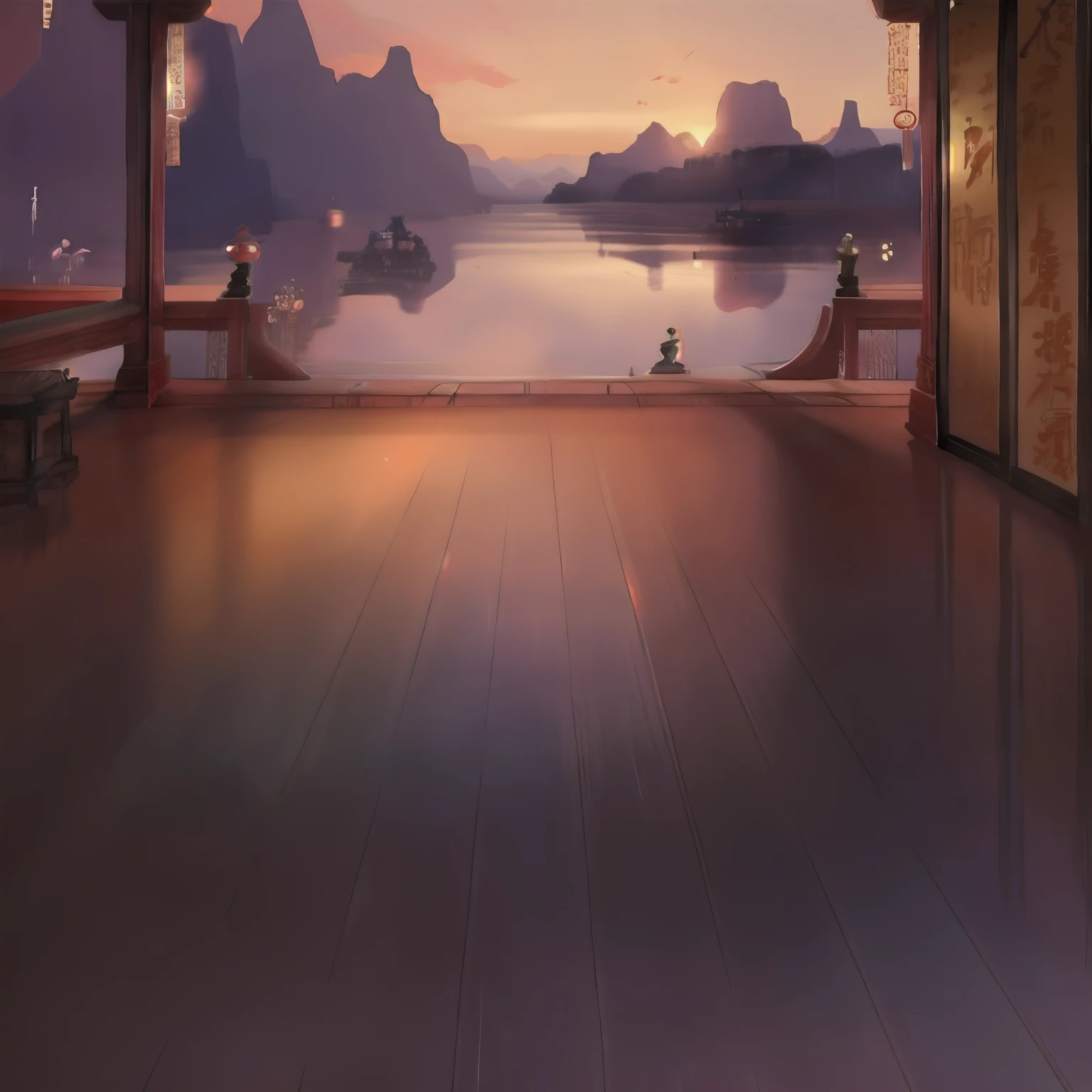 Chinese palaces, The Forbidden City, China, Mild, mystical, 3D