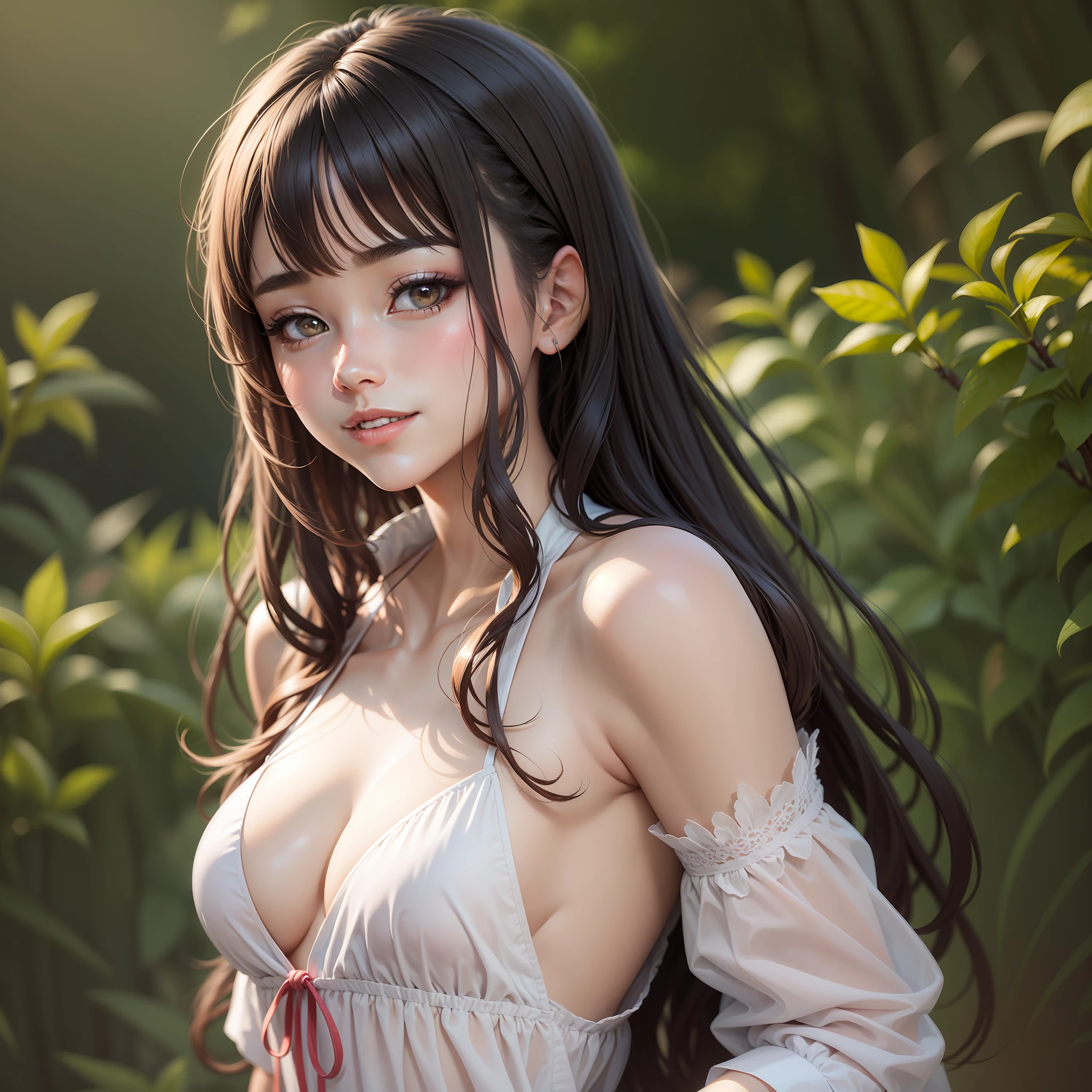 [digital bishojo  realistic illustration ][highly resolution ][hentai][pornstar][ full head  body snap][excellent details ][kawaii face][moe][lesbian ][teen  magazine model ][KPOP idle ][JPOP idle ][high school girl ][slanted eye ][smiling ][permanent long hair] [topless see through dress][ under wear]