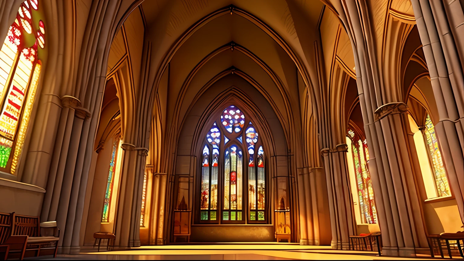 巨作、Photorealistic art(ancient)
Gothic cathedral(interiors))、stain glass、
Unreal Engine 5 Environment、Architectural Digital Art、art stations、
Johnny Valiant、、12K resolution、detail detail、focus、