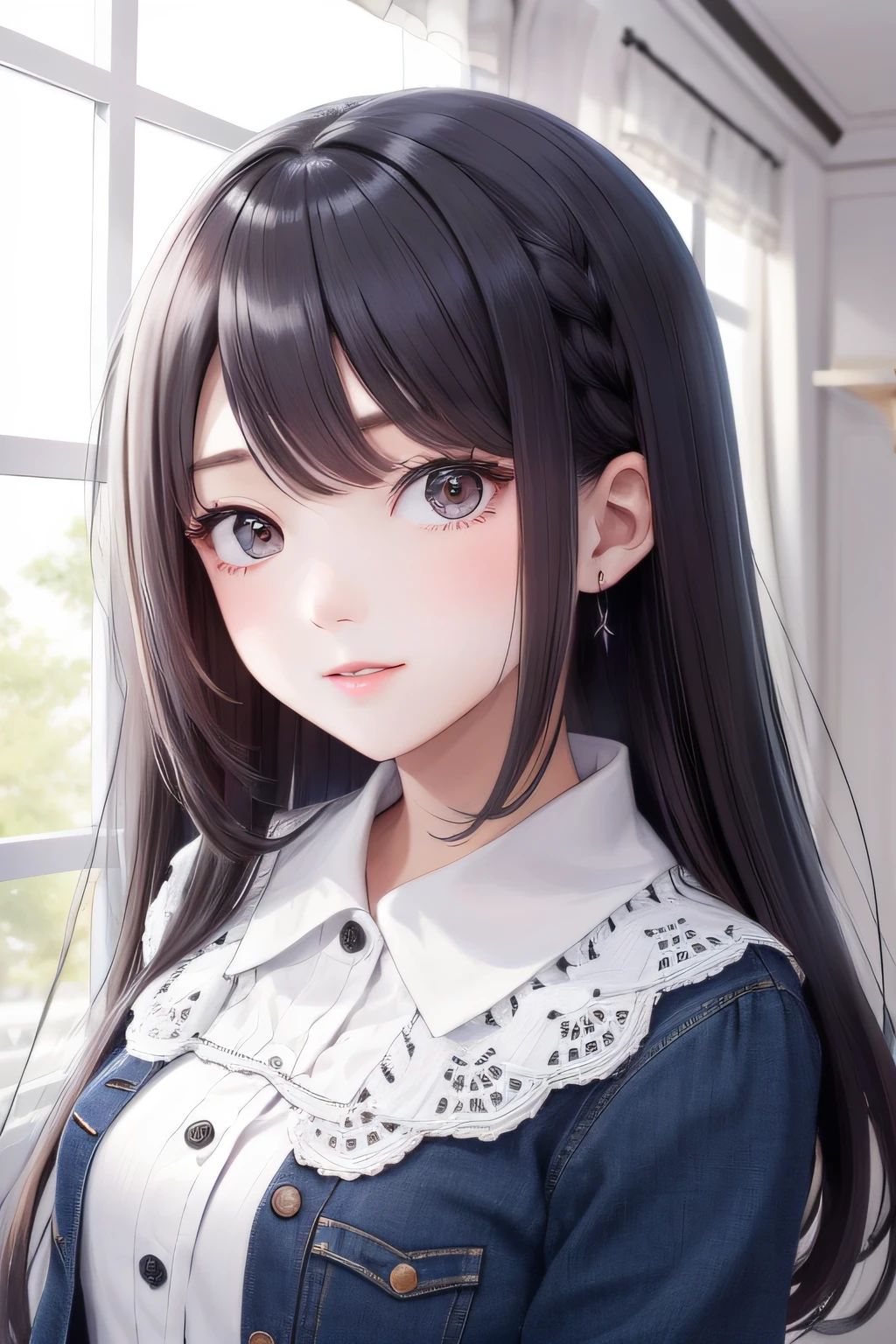 (The best quality,杰作:1.1),(Be authentic:1.4),1girl,portrait,(corneo_dva)