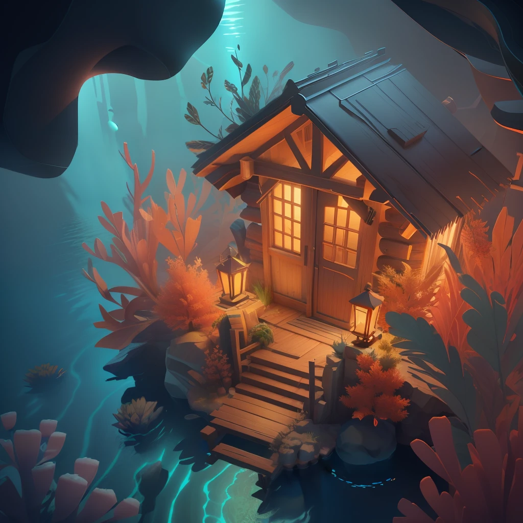 Hot zone island environment 3d icon , in the style of soft colors , Isometric 3D, Clean background ,8K --ar 3:4 --v 4