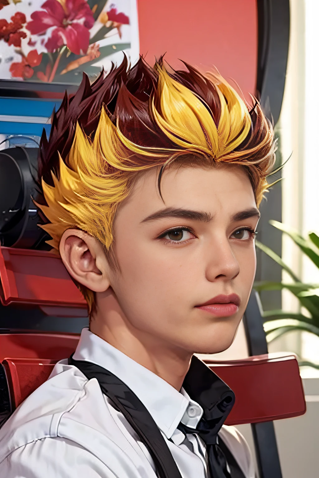 TAIGA,1BOY,TWO TONE HAIR